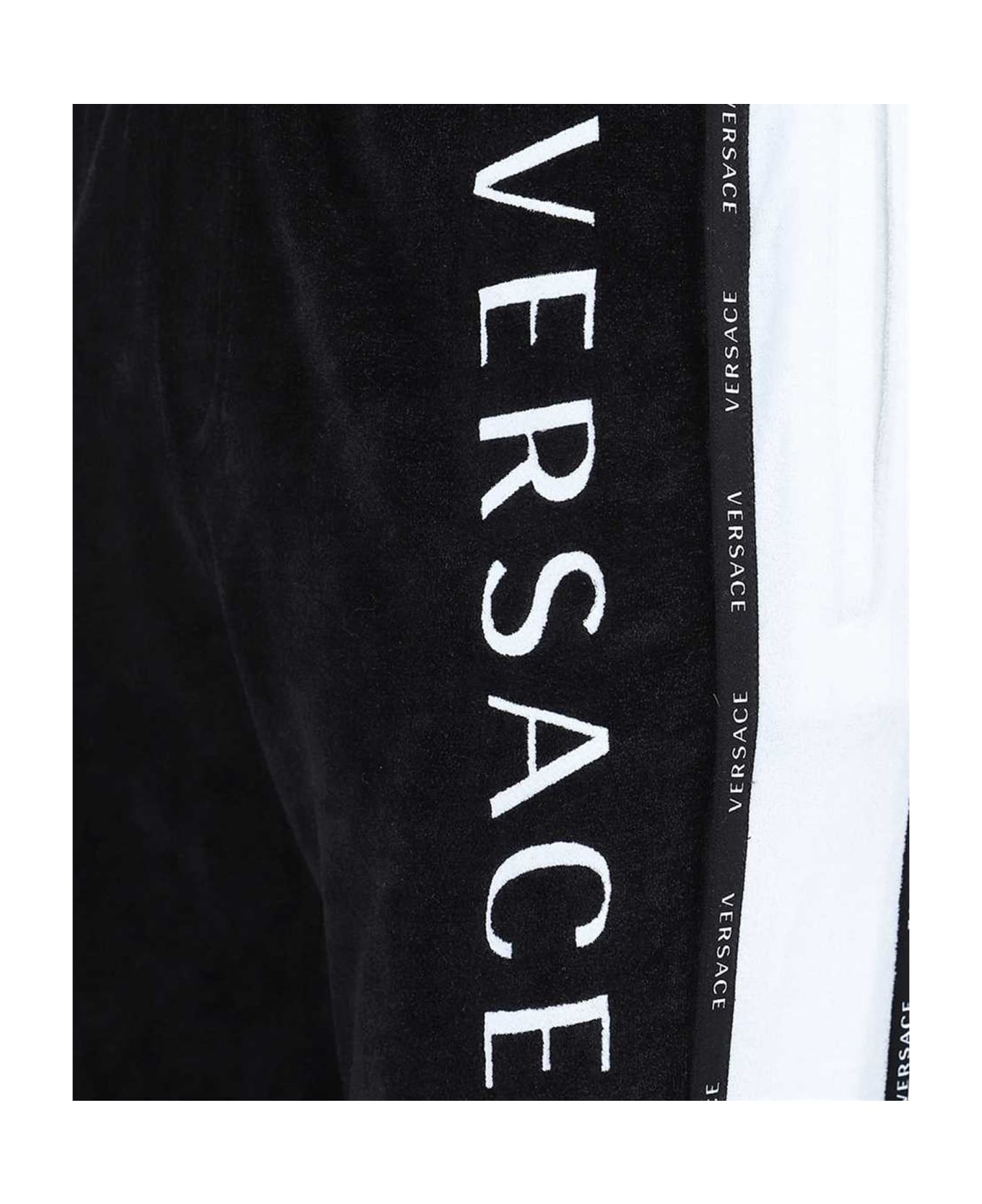 Versace Logo Sweatpants - Black