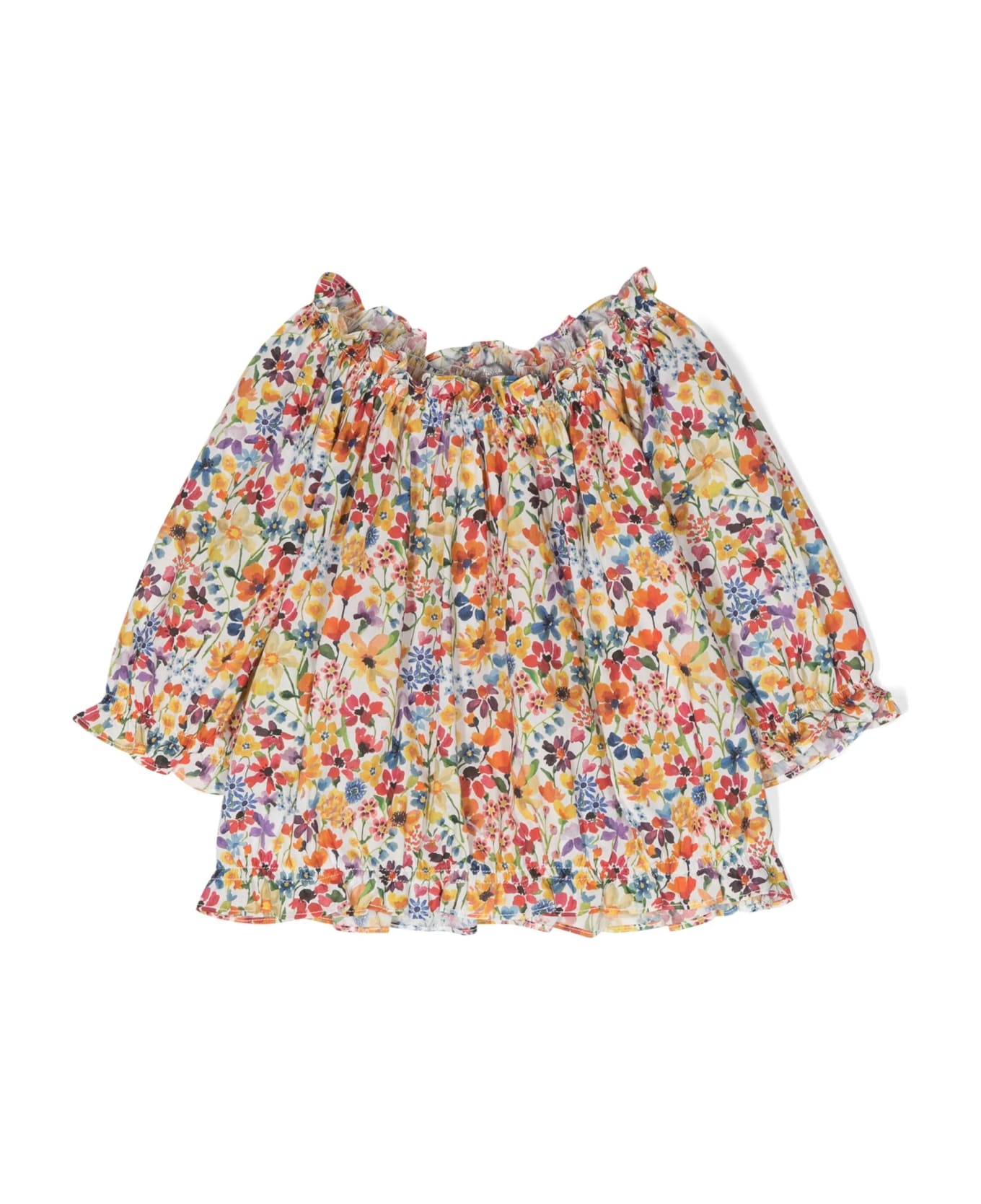Il Gufo Shirt In Liberty-fabric Cotton - Multicolour シャツ