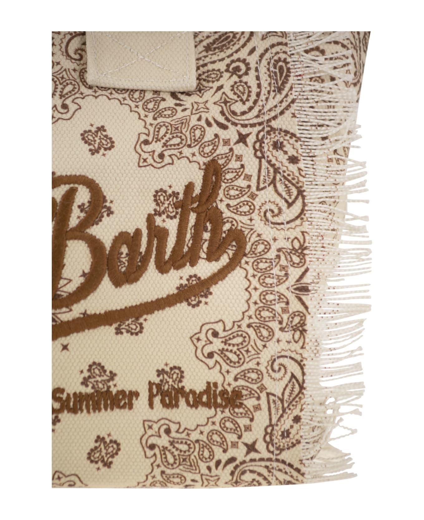 MC2 Saint Barth Colette - Bandana Patterned Handbag - Beige