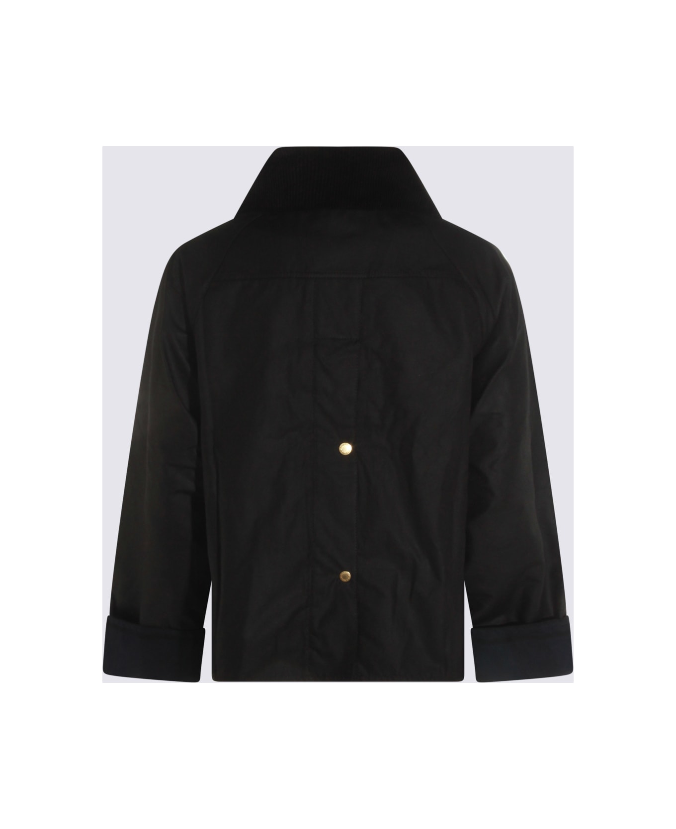 Barbour Black Cotton Casual Jacket - Black