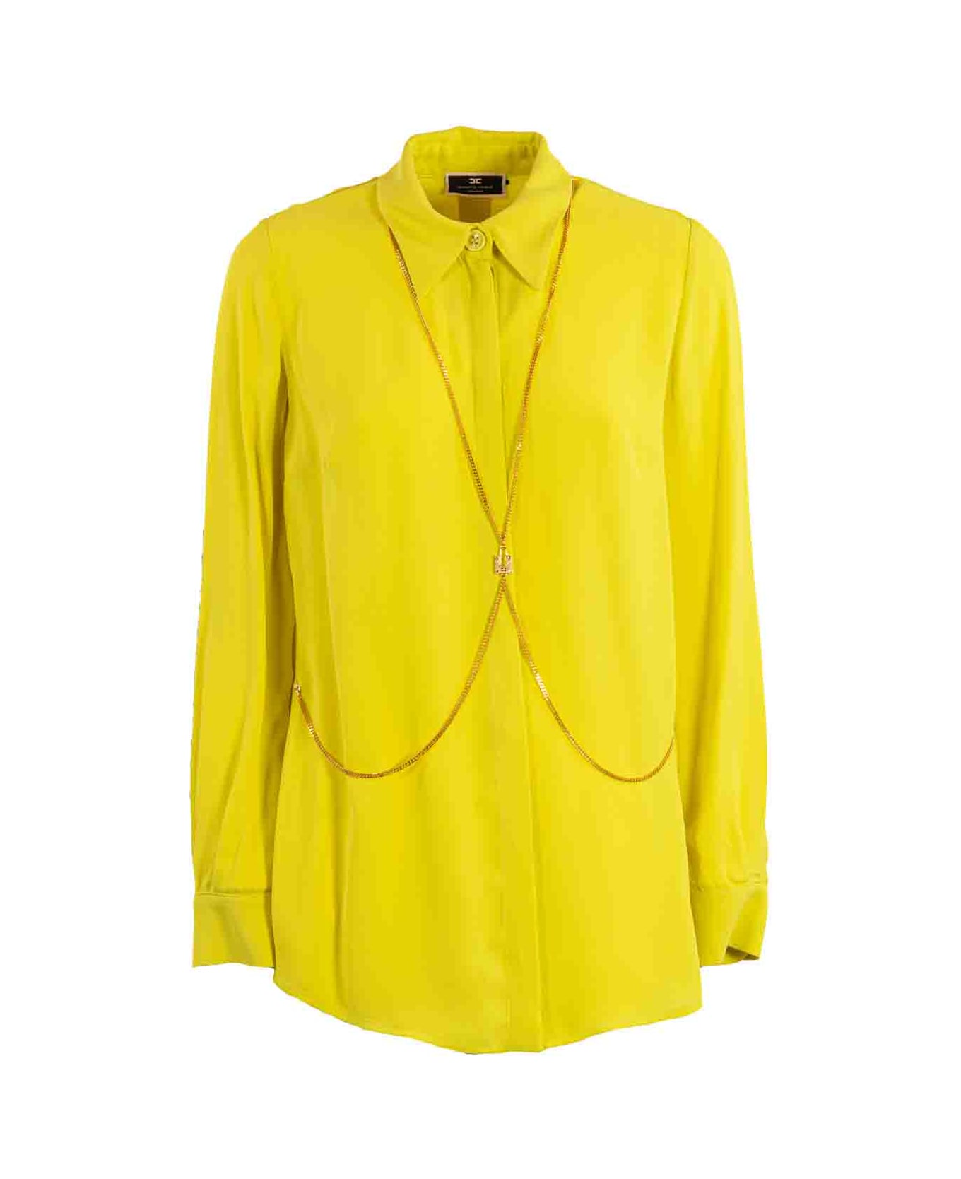 Elisabetta Franchi Viscose Shirt - Yellow