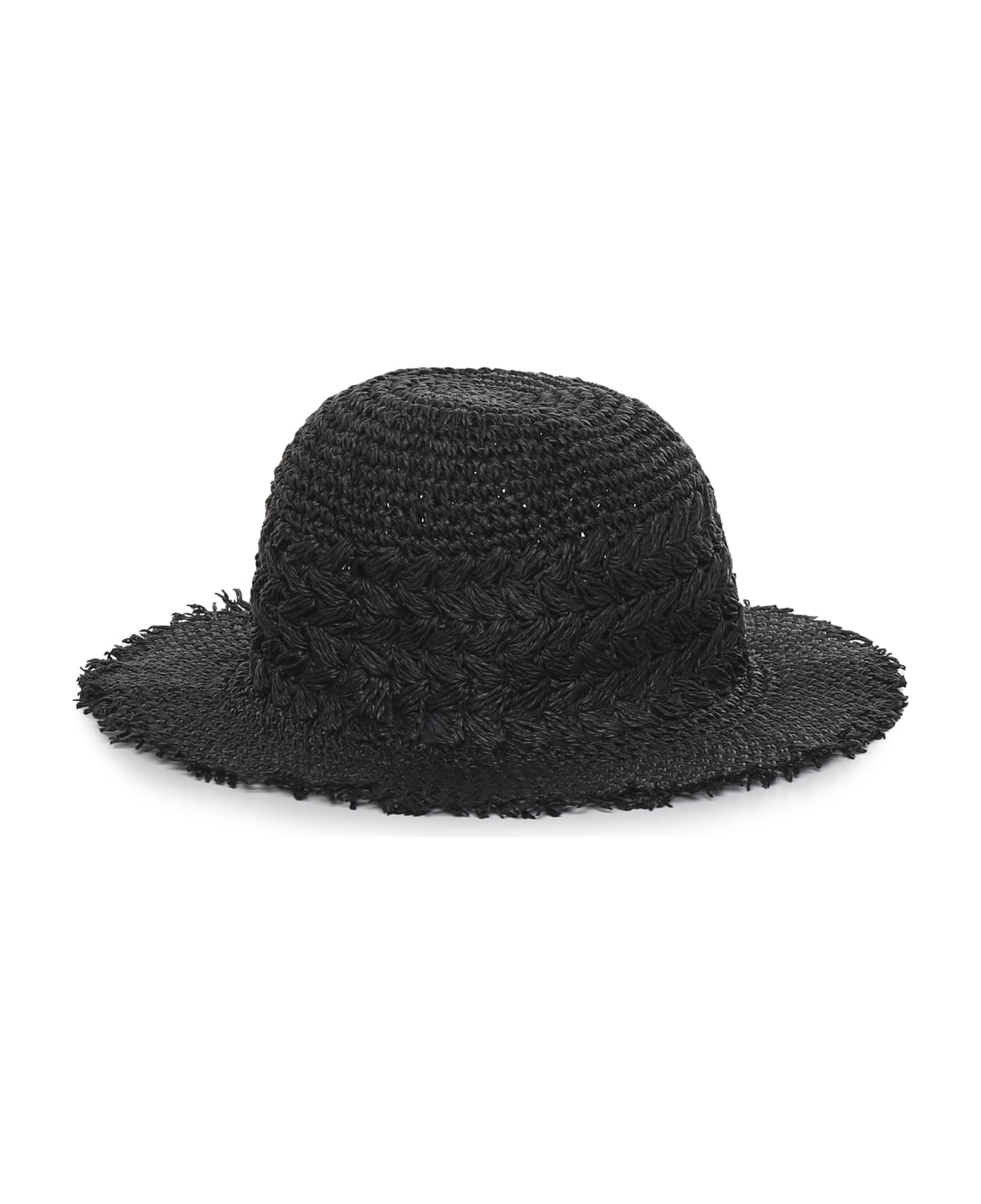 Ruslan Baginskiy Rb Straw Hat - Black