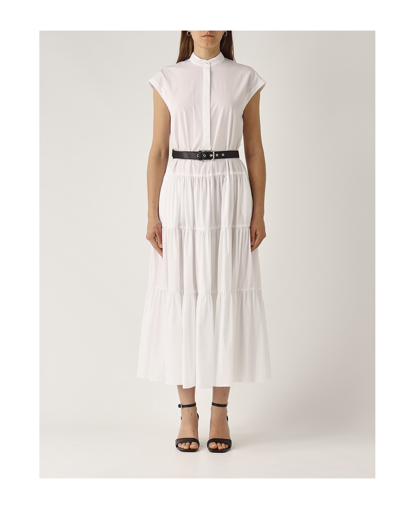 Max Mara Studio Bairo Dress - BIANCO