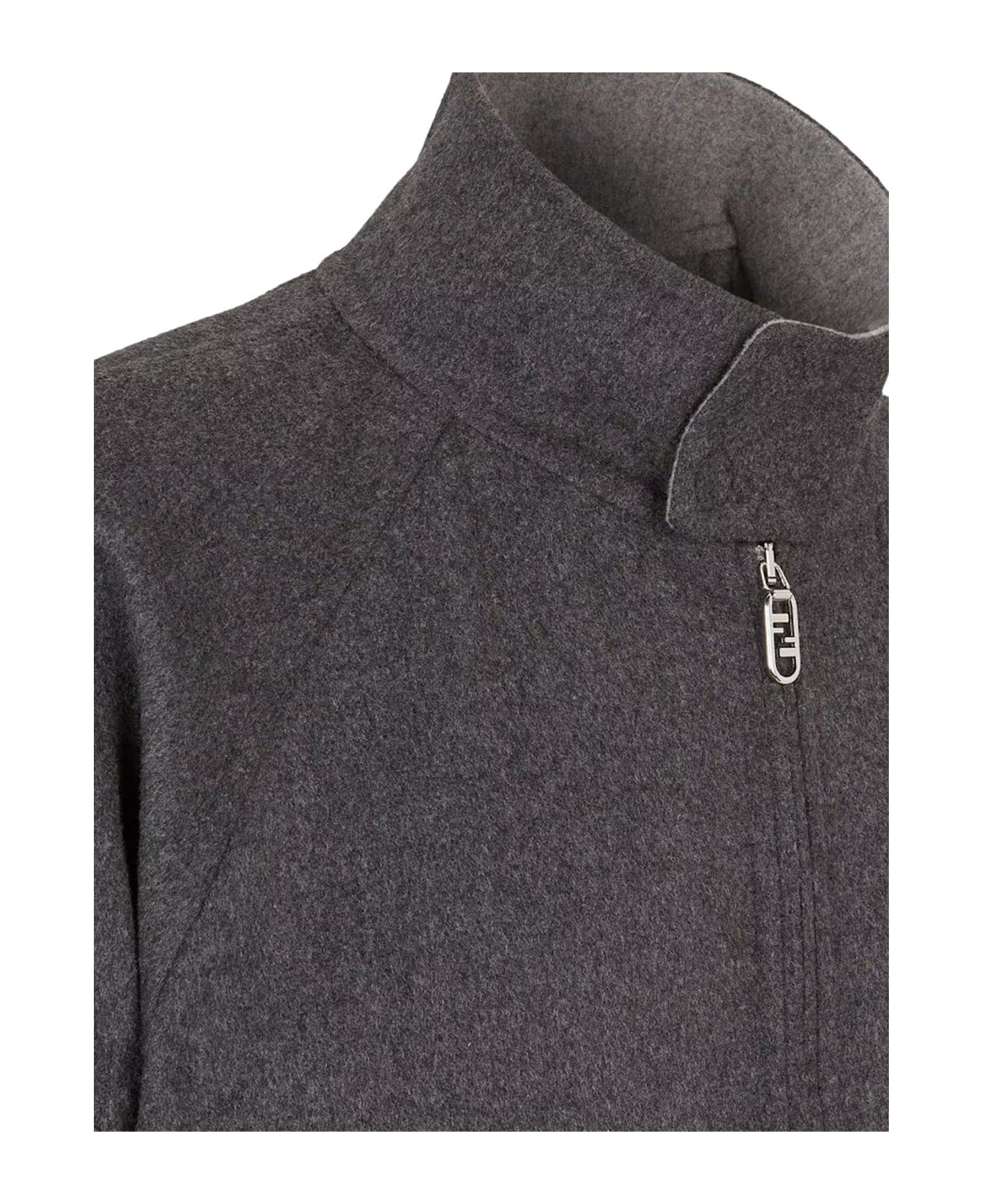 Fendi Zip-up Jacket - Grey