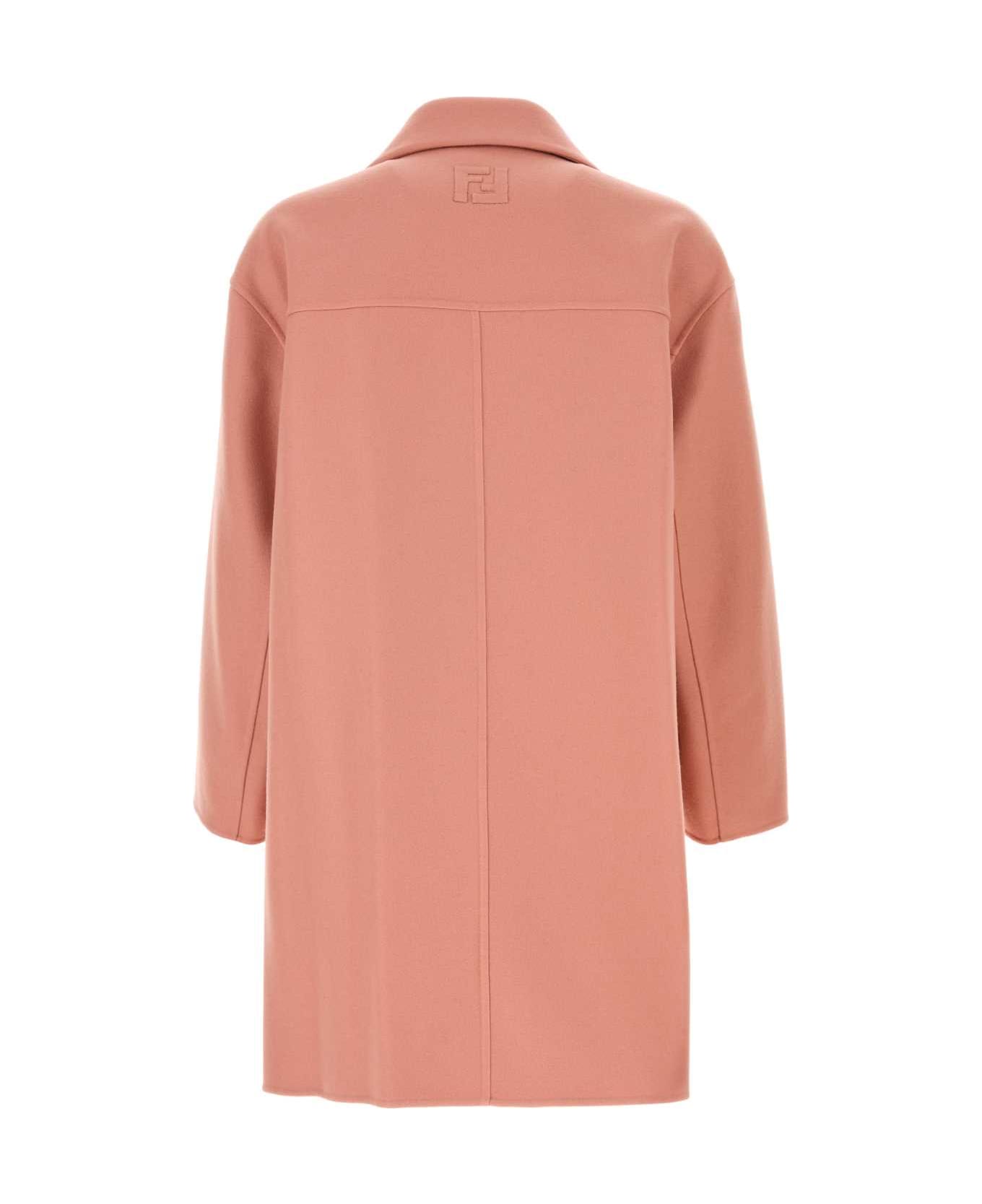 Fendi Pink Wool Coat - CIPRIA