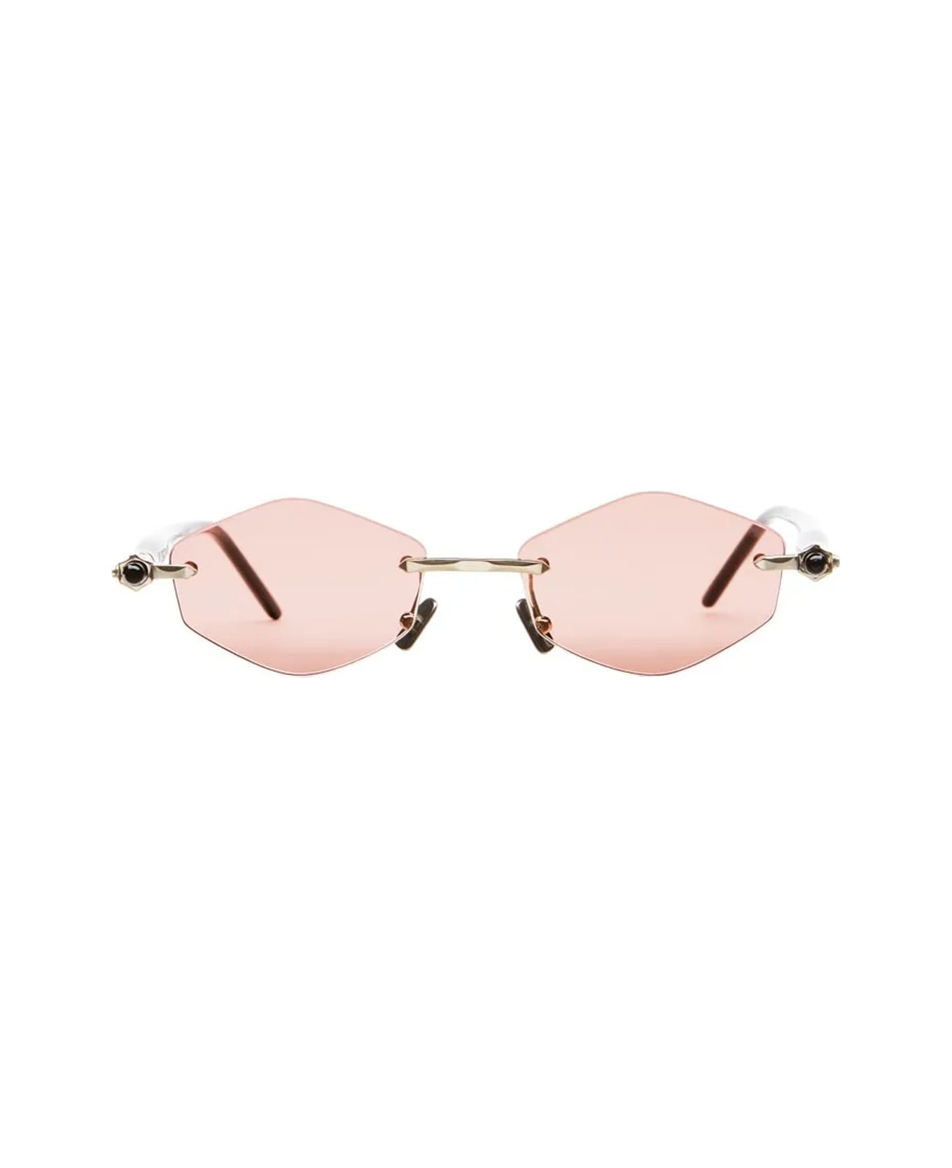 Kuboraum Maske P60 Lg Hb Light Gold/ Havana Sunglasses - Oro