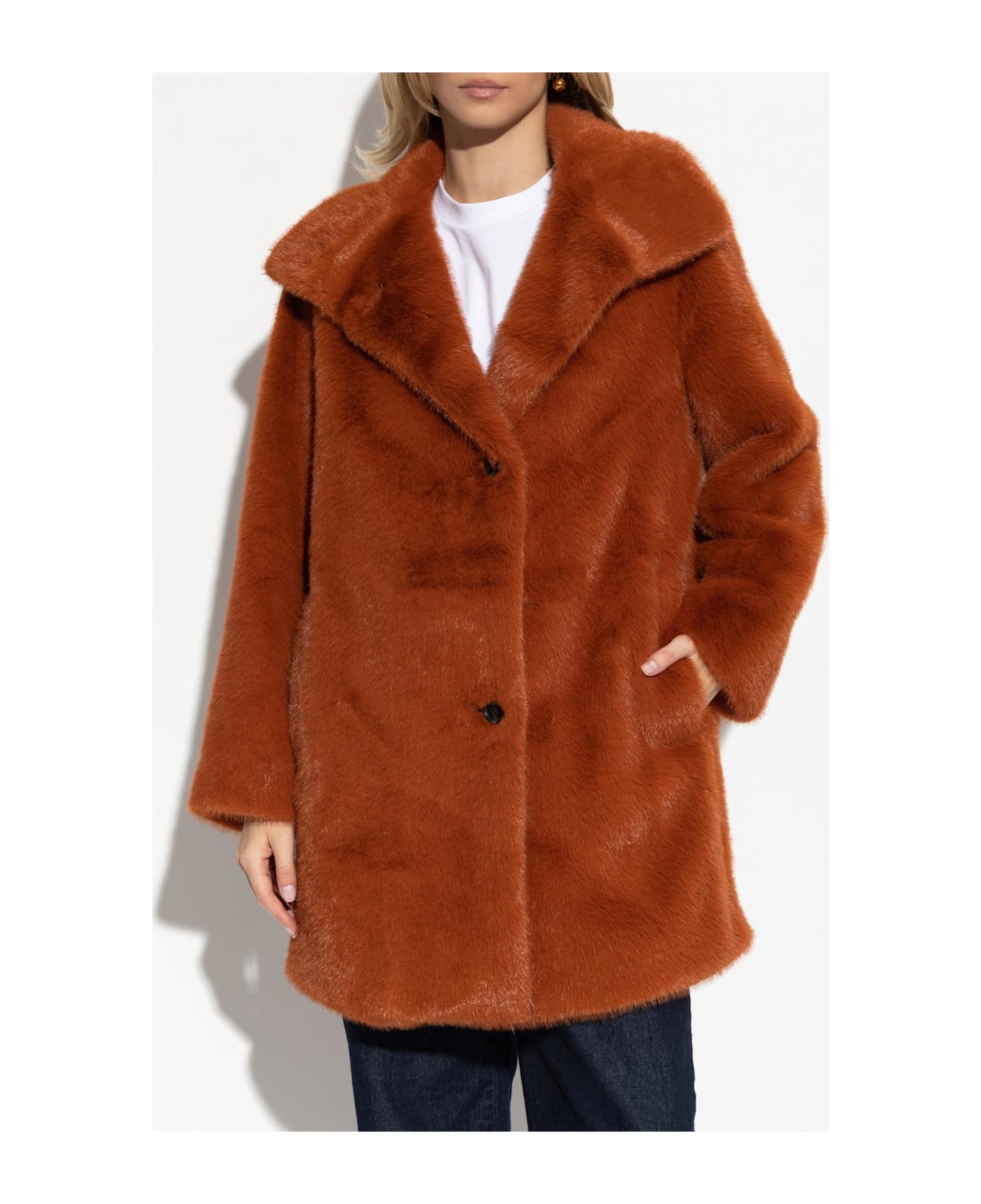 Paul Smith Ps Paul Smith Faux Fur - Red