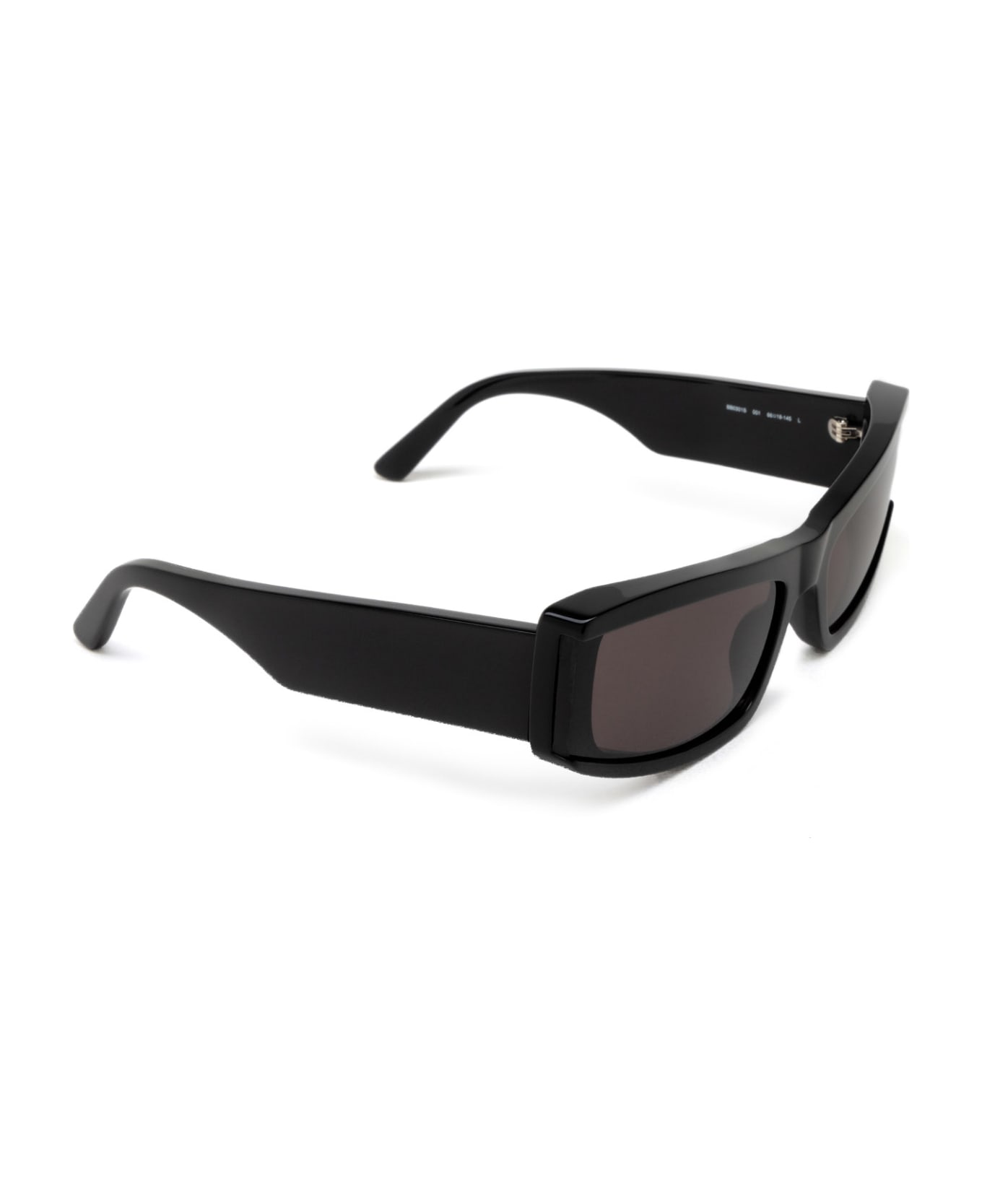 Balenciaga Eyewear Rectangular Lens Flat Temple Sunglasses - Black