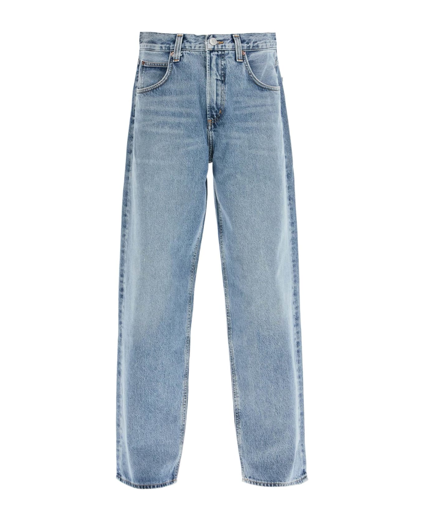 AGOLDE Baggy Tapered Fusion Wash Ratio Jeans Bag - RATIO (Blue)