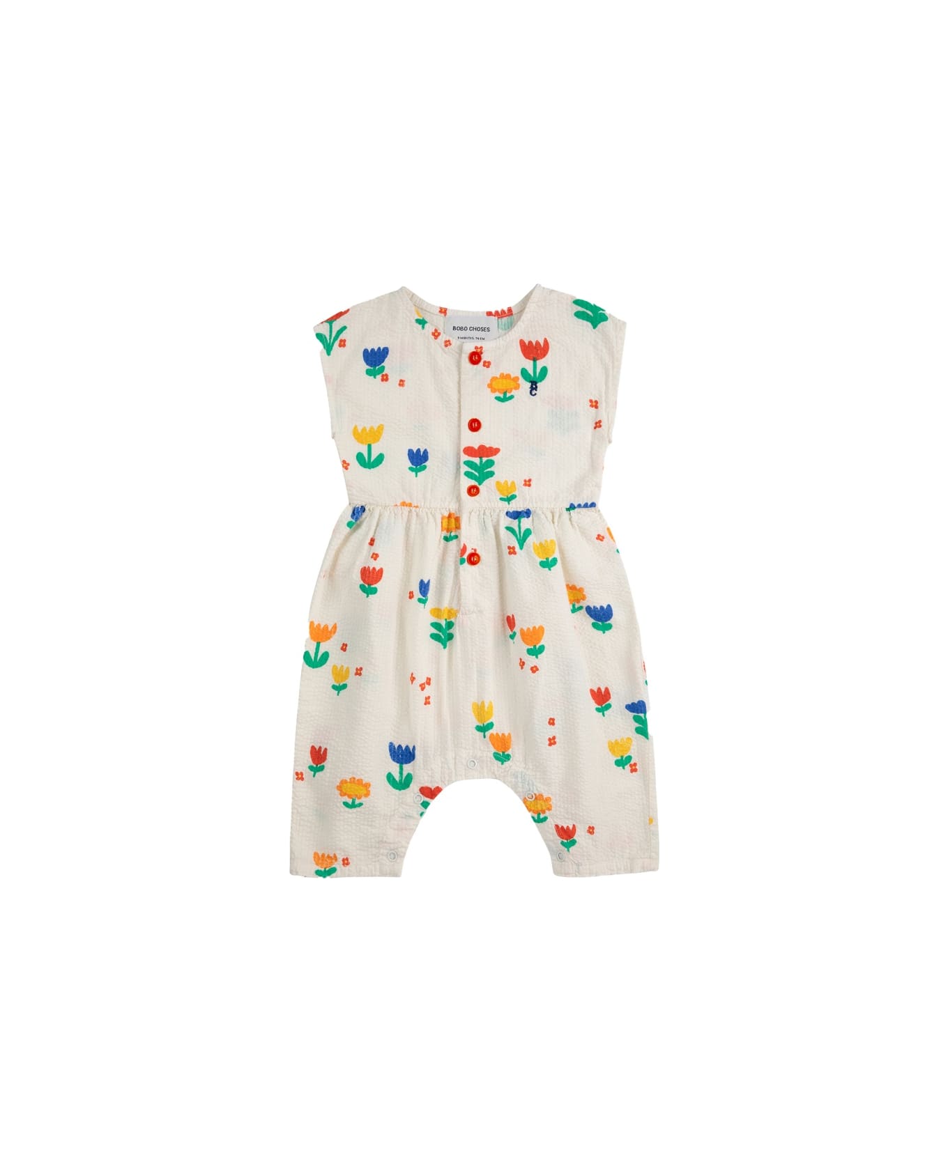 Bobo Choses "garden Party" Jumpsuit - IVORY