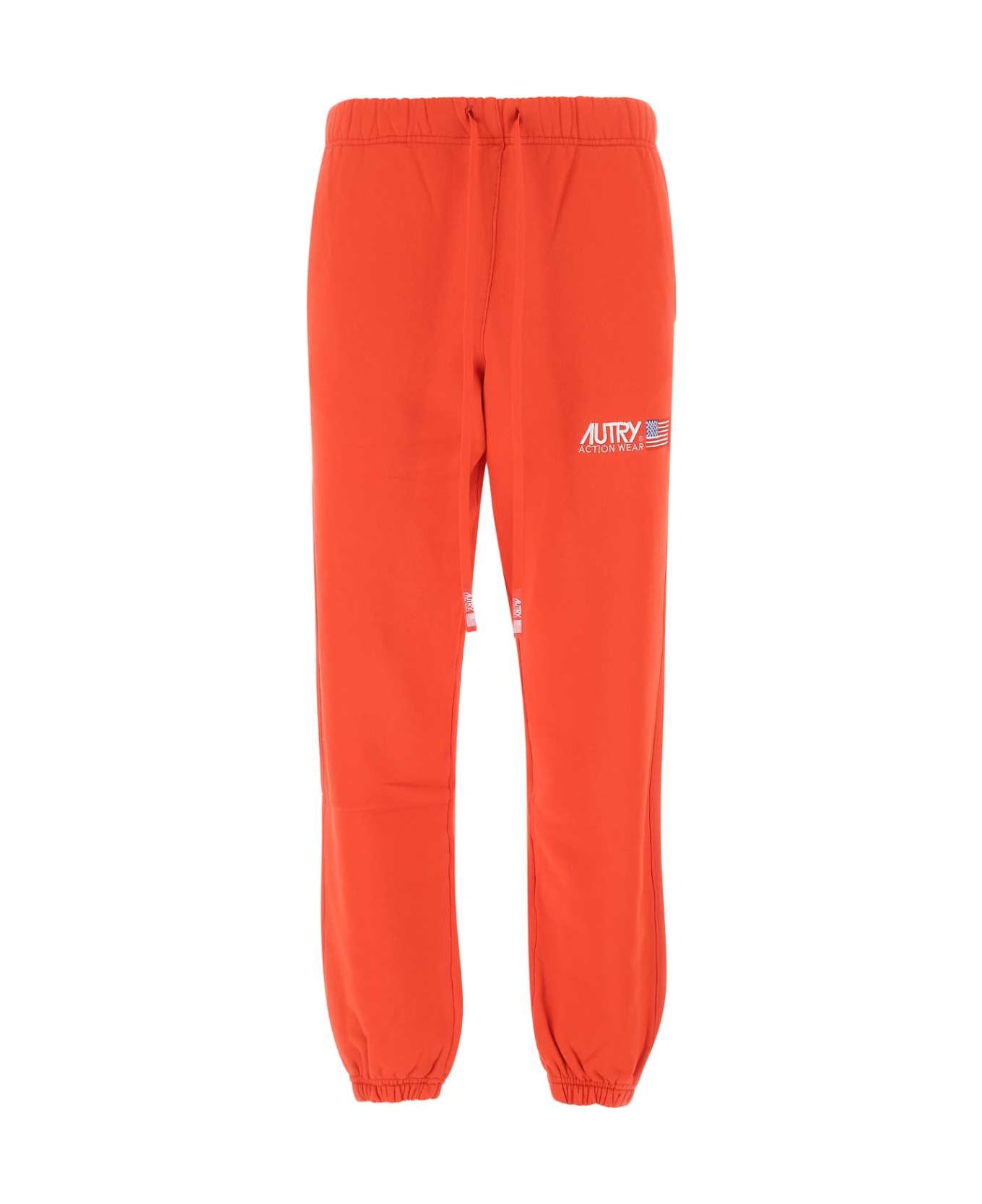 Autry Red Cotton Joggers - 1544