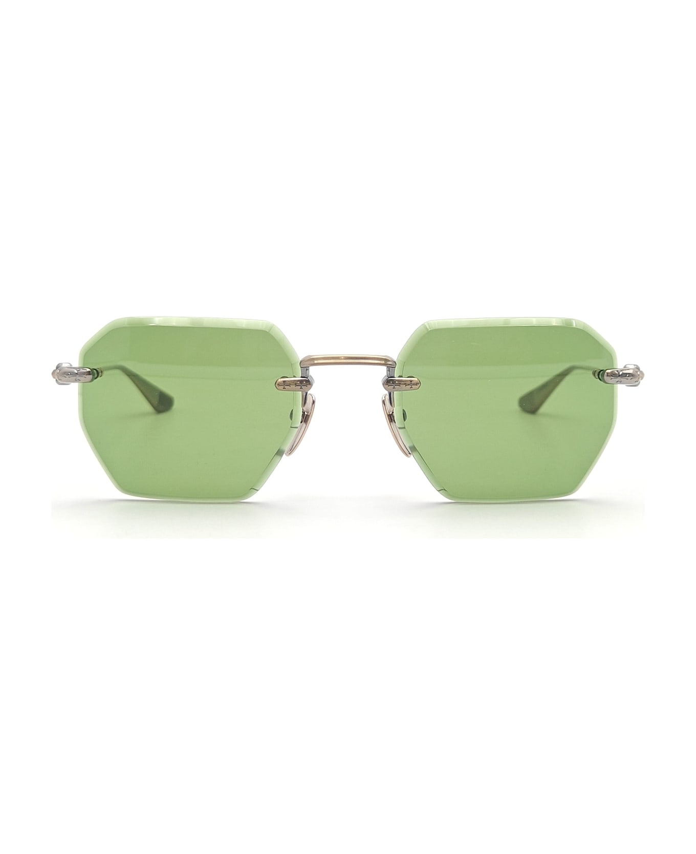 Chrome Hearts Hole Shot - Antique Gold Sunglasses - Gold