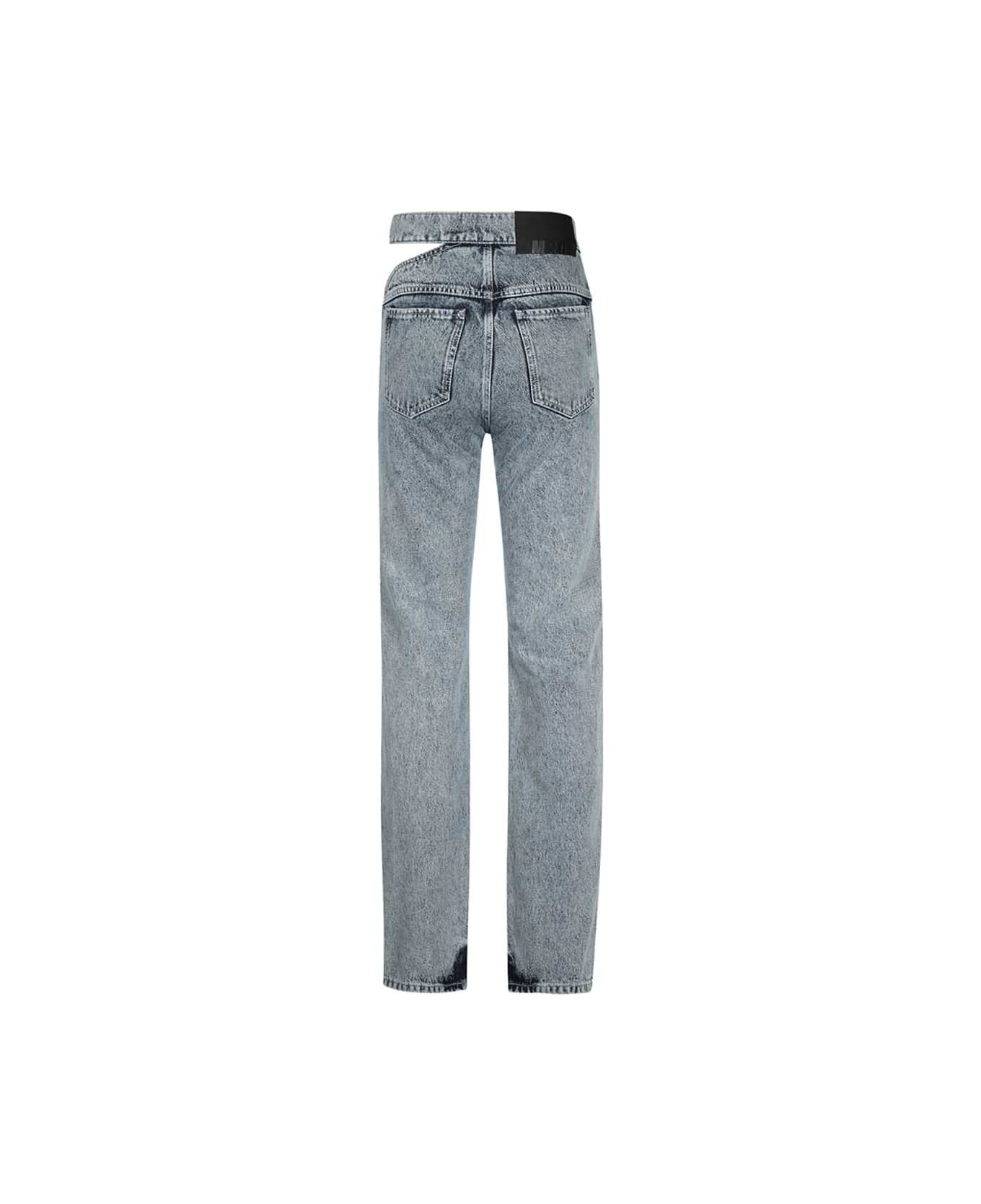 MSGM Straight Leg Jeans - Denim