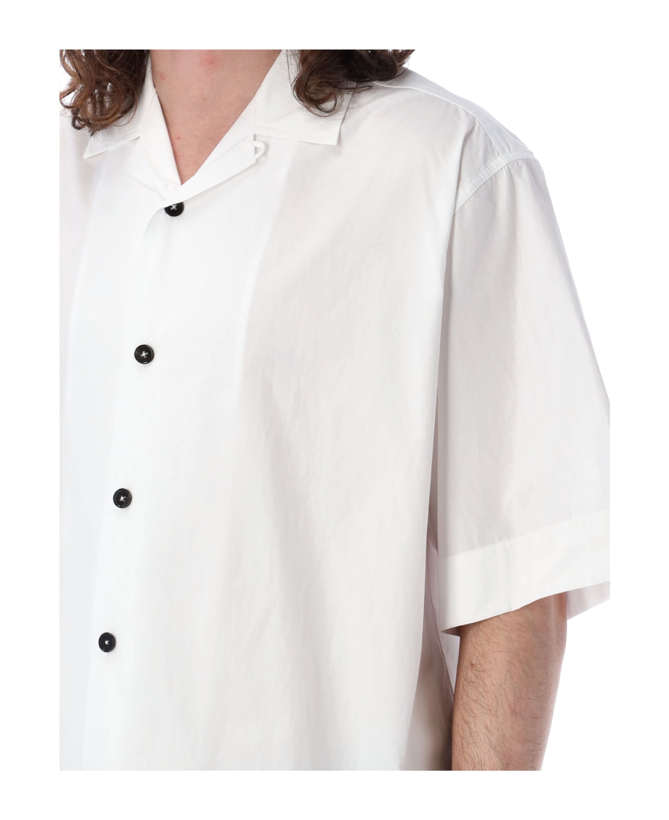 Jil Sander Bowling Shirt - WHITE