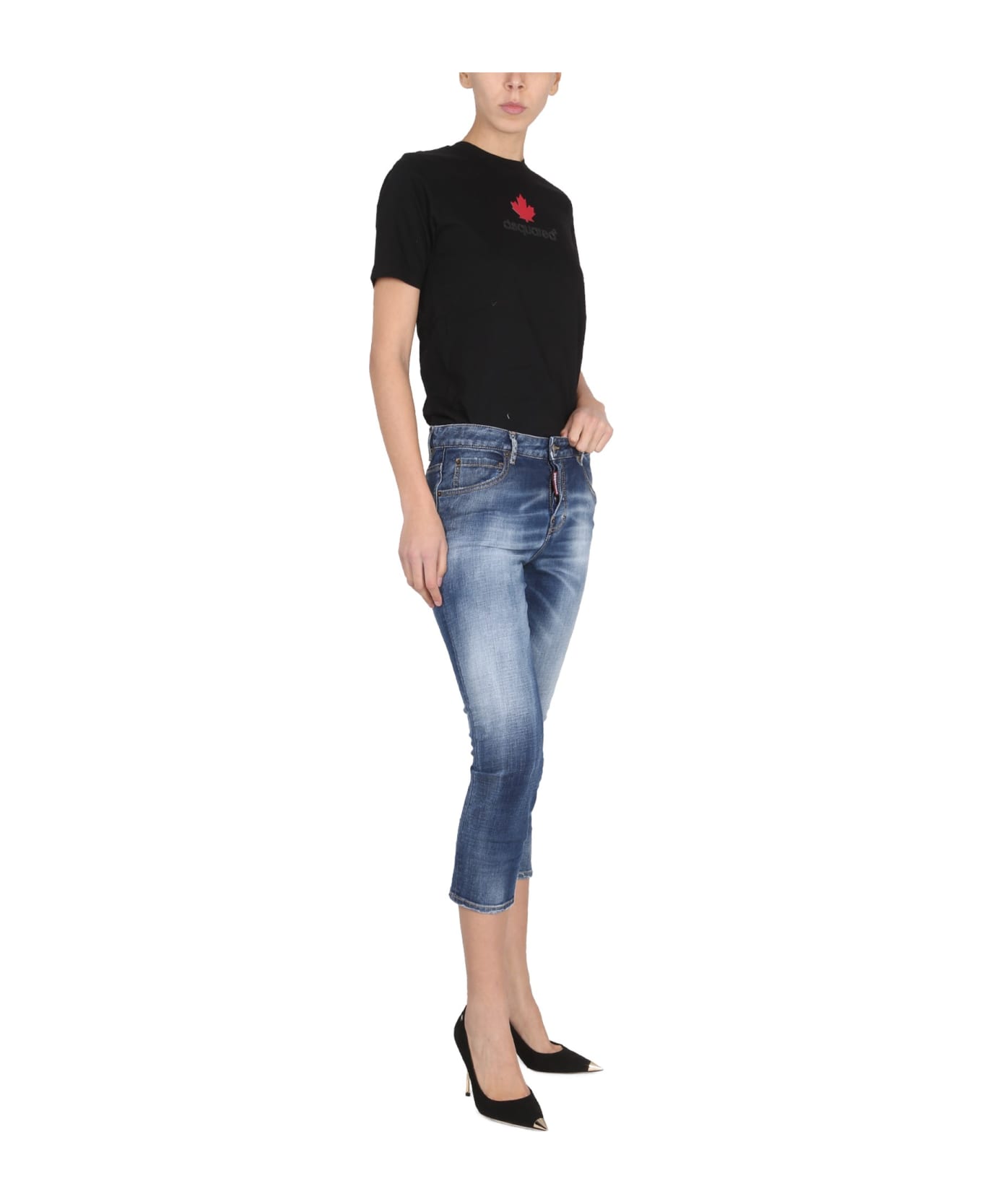 Dsquared2 Cool Girl Cropped Jeans - BLU