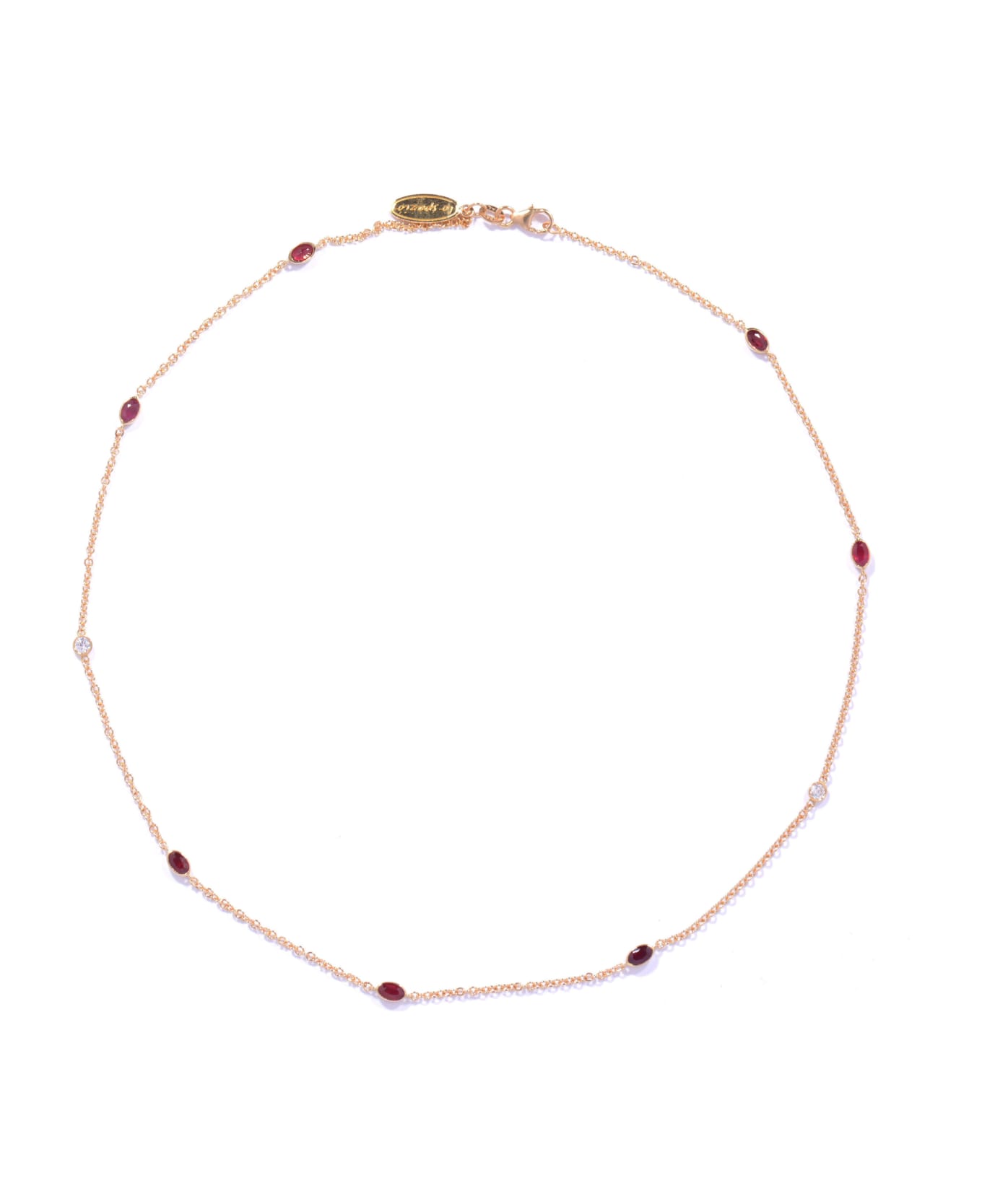 Lo Spazio Jewelry Lo Spazio Ruby and Diamond Necklace - Ruby ネックレス
