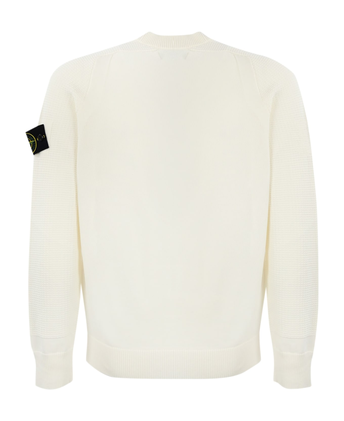 Stone Island Cotton Sweater - White