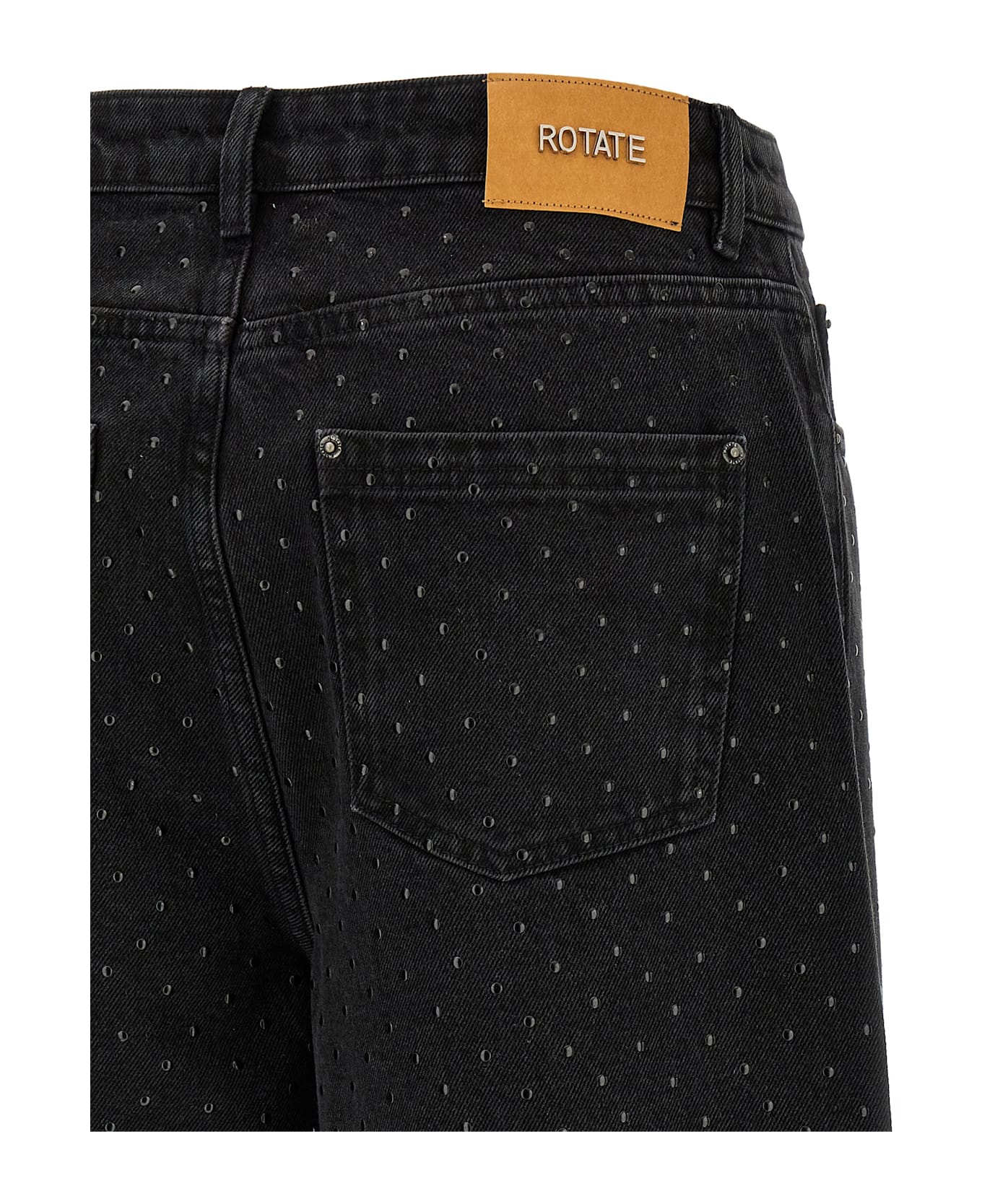 Rotate by Birger Christensen Studded Jeans - Black  