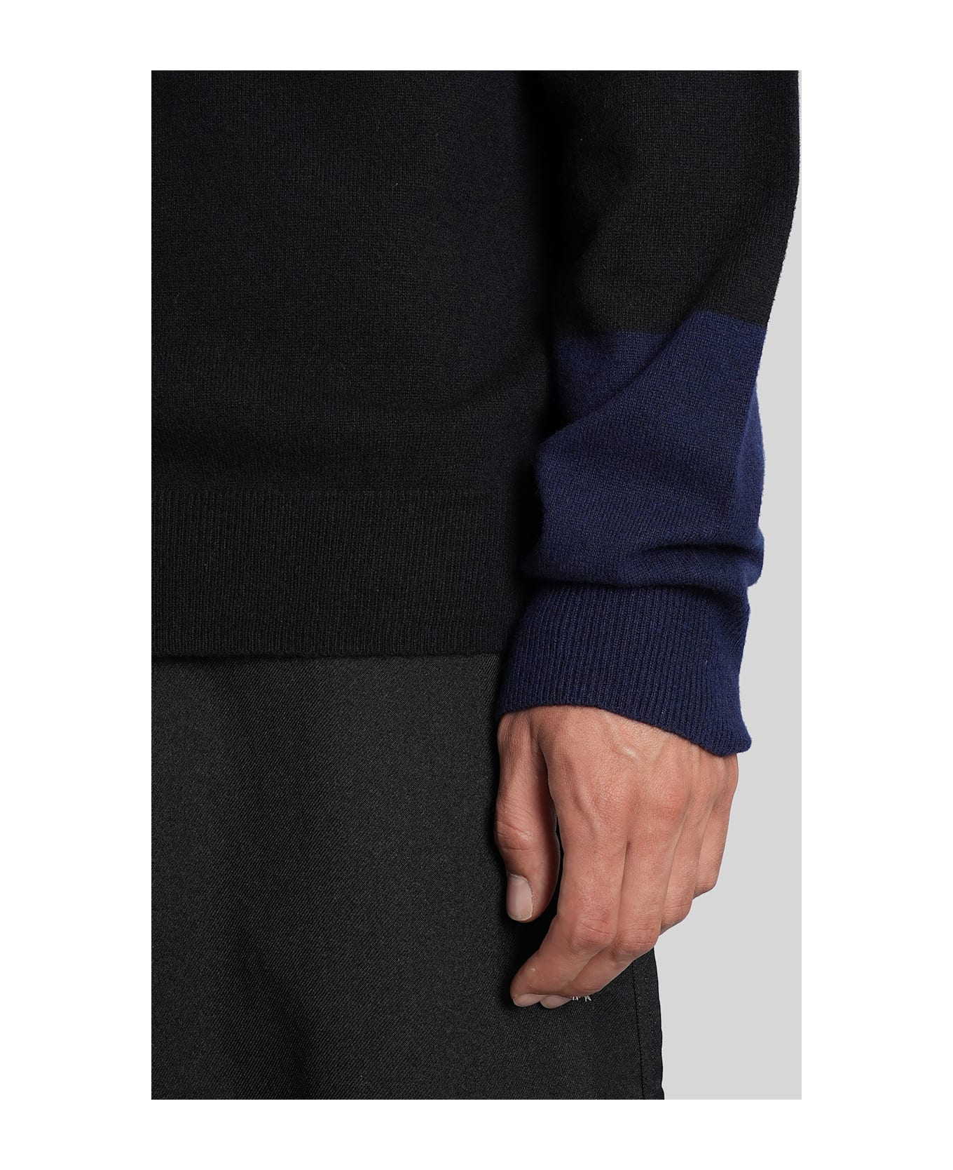 Comme des Garçons Shirt Cardigan In Black Wool - black