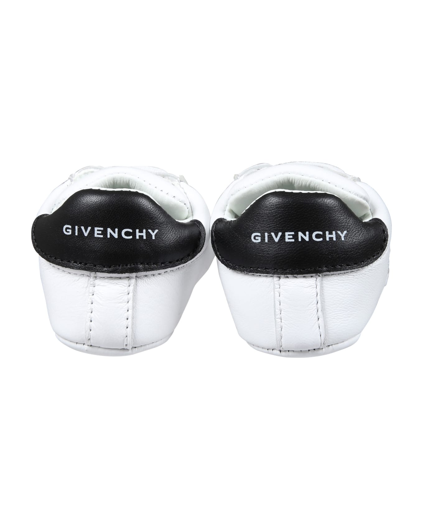 Givenchy White Low Sneakers For Baby Kids With Logo - White シューズ
