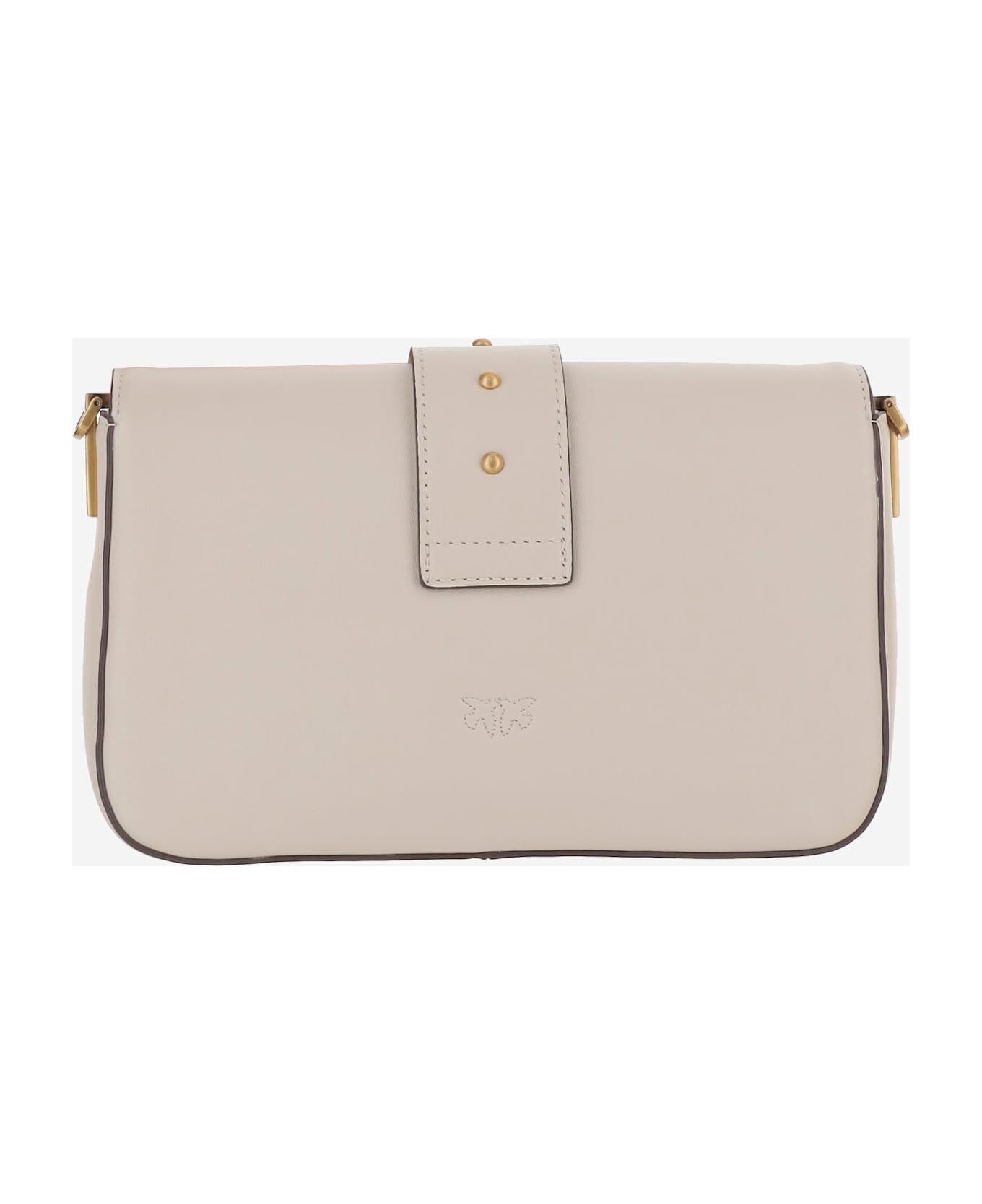Pinko Classic Love Bag Slouchy Shoulder Bag - White