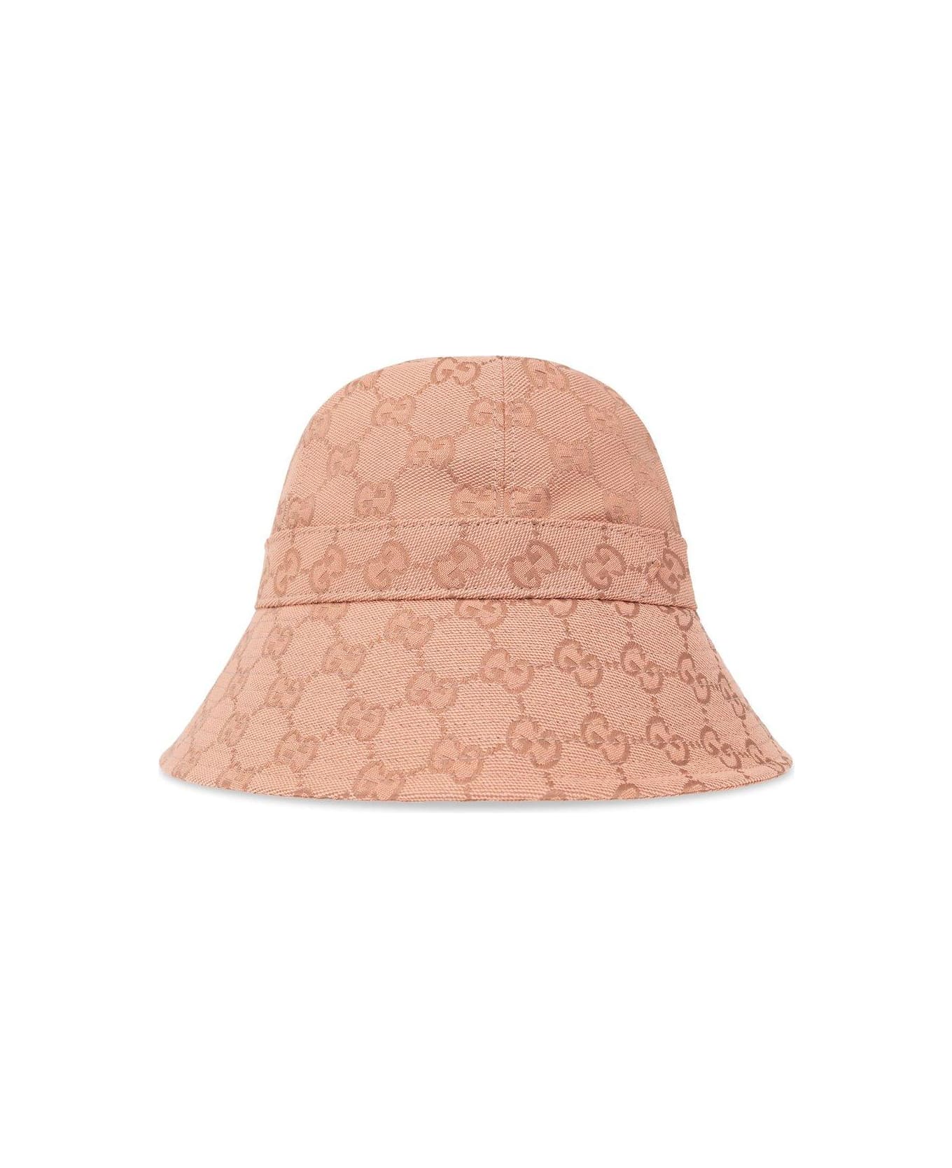 Gucci Monogrammed Bucket Hat - Pink
