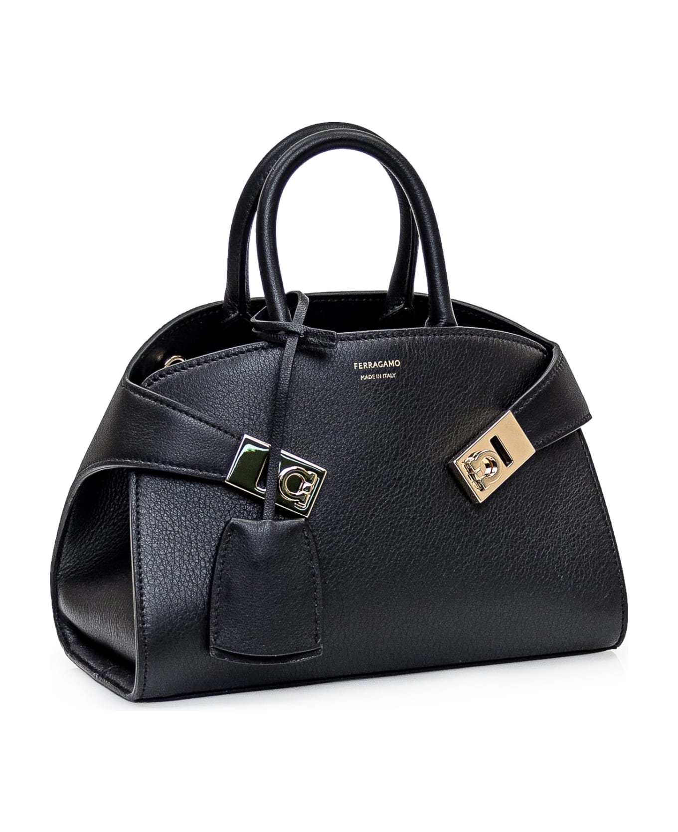 Ferragamo Hug Mini Bag - Nero