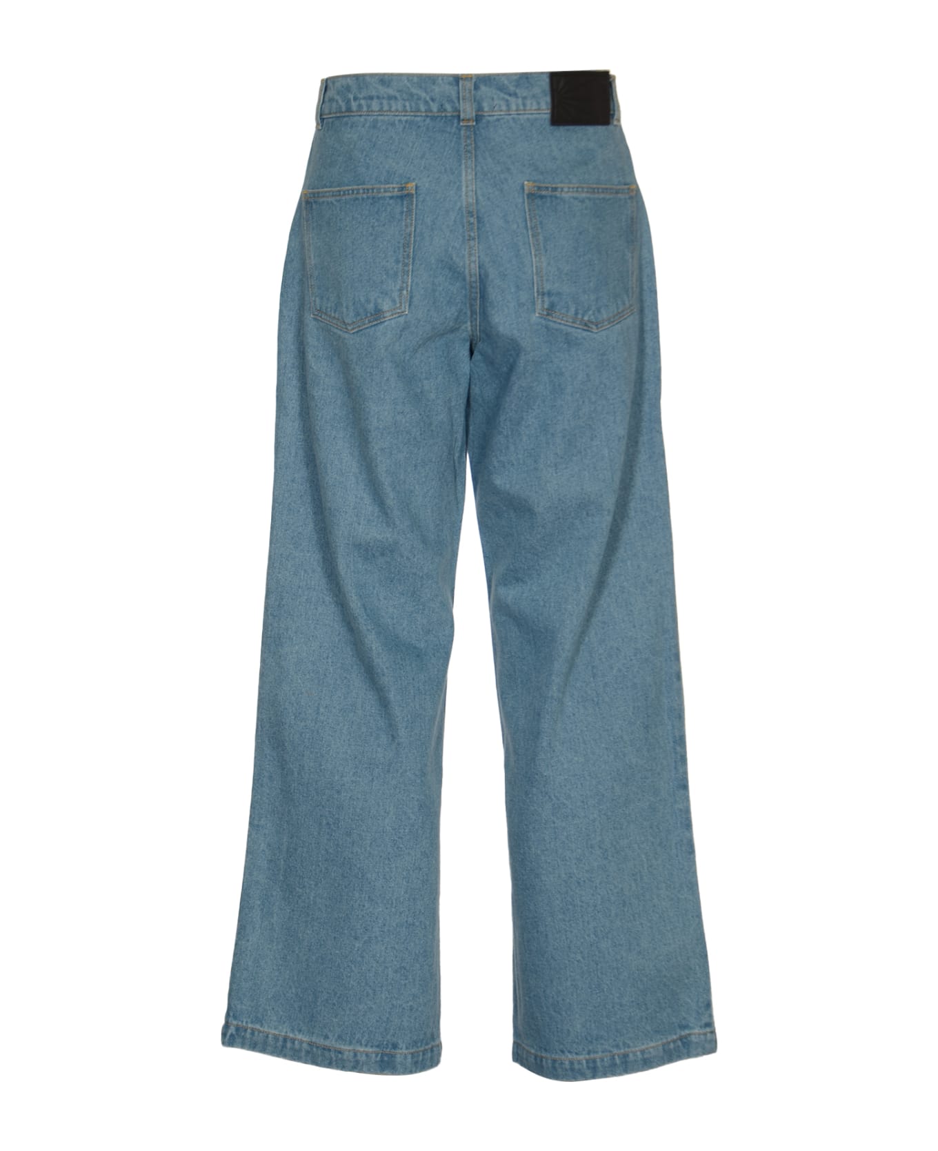 Rassvet Embroidered 5 Pockets Jeans - Light Blue