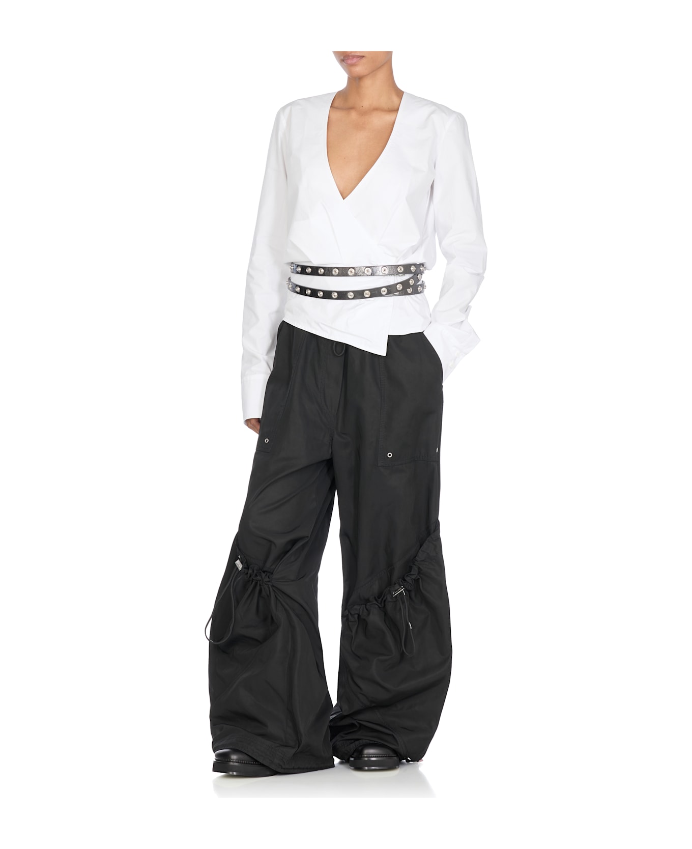 The Attico Cotton Blouse - White