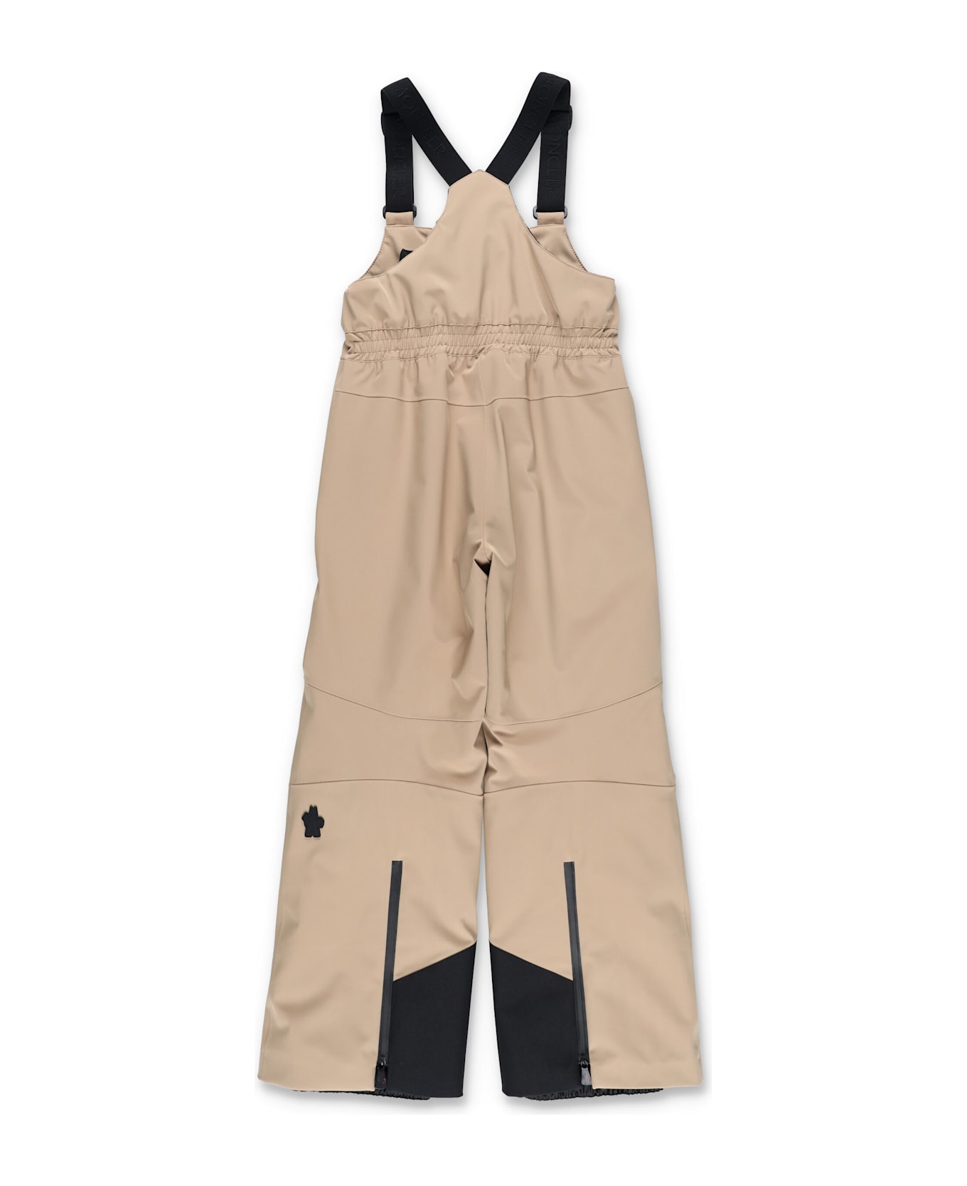 Moncler Grenoble Kids Beige Ski Bib Pants - BEIGE