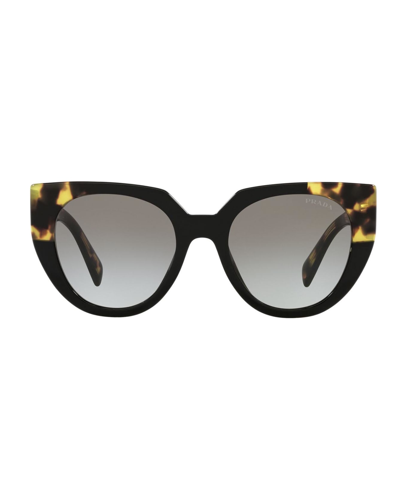 Prada Eyewear Pr 14ws Black / Medium Tortoise Sunglasses - Black / Medium Tortoise