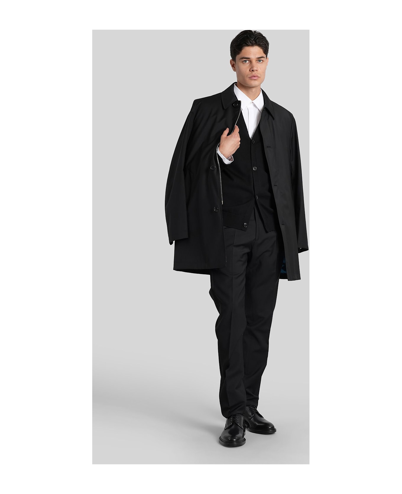 Paul Smith Cardigan In Black Wool - black