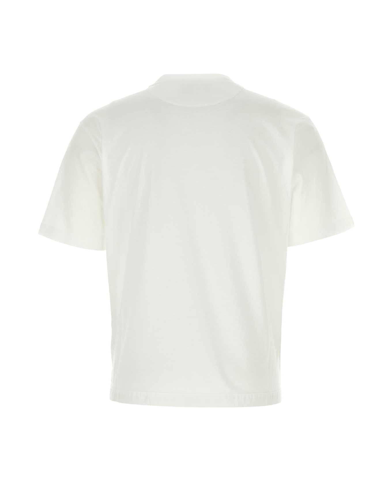 Prada White Cotton T-shirt - BIANCO