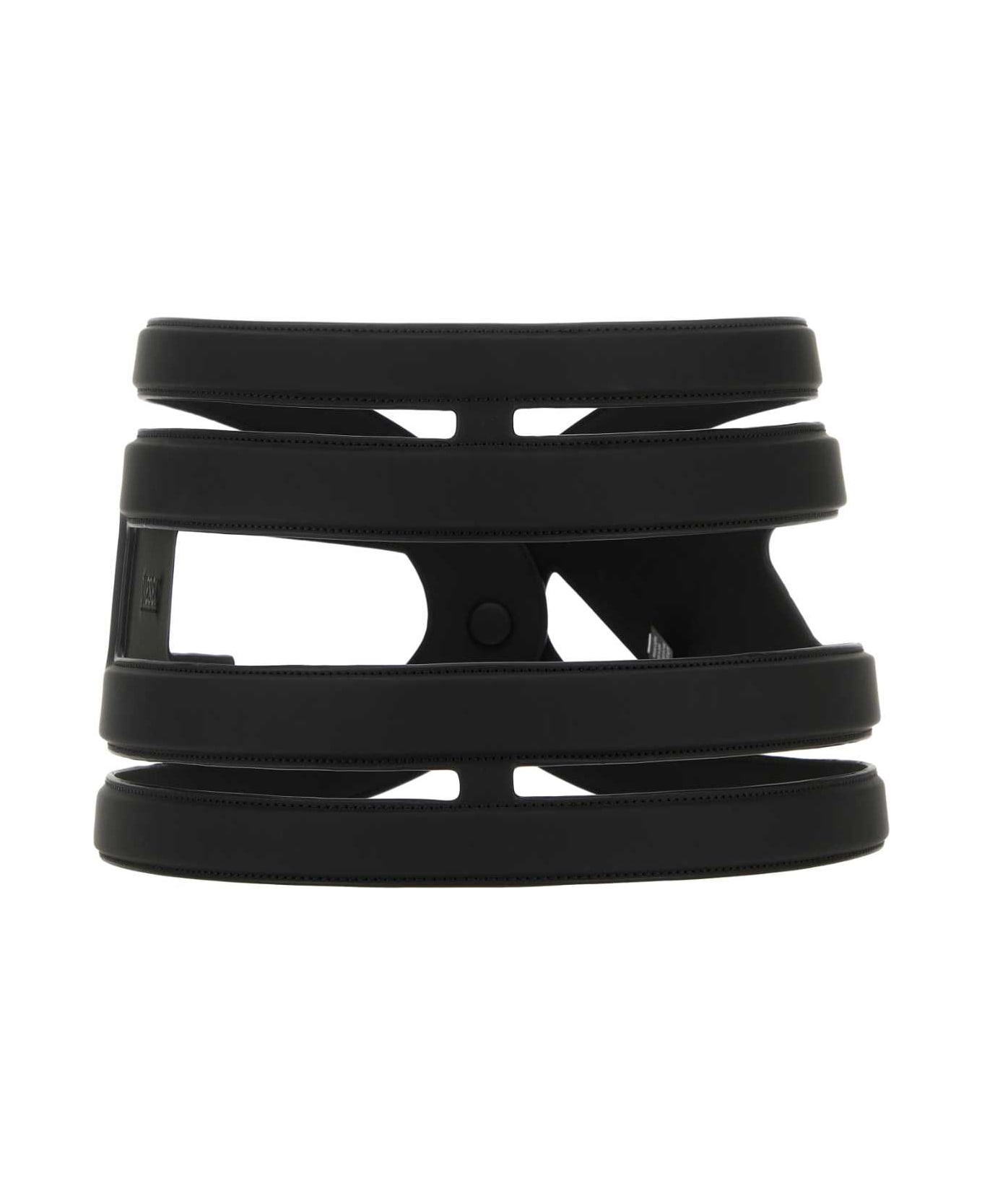 Diesel Black Synthetic Leather B-cage-d Maxi Belt - T8013 ベルト