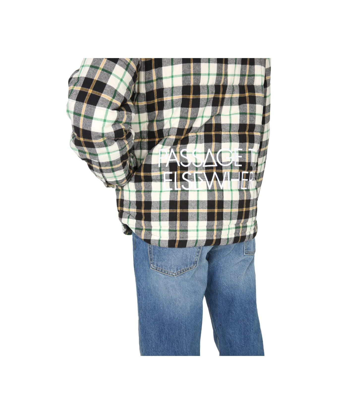 Marcelo Burlon Camicia A Quadri - GREEN