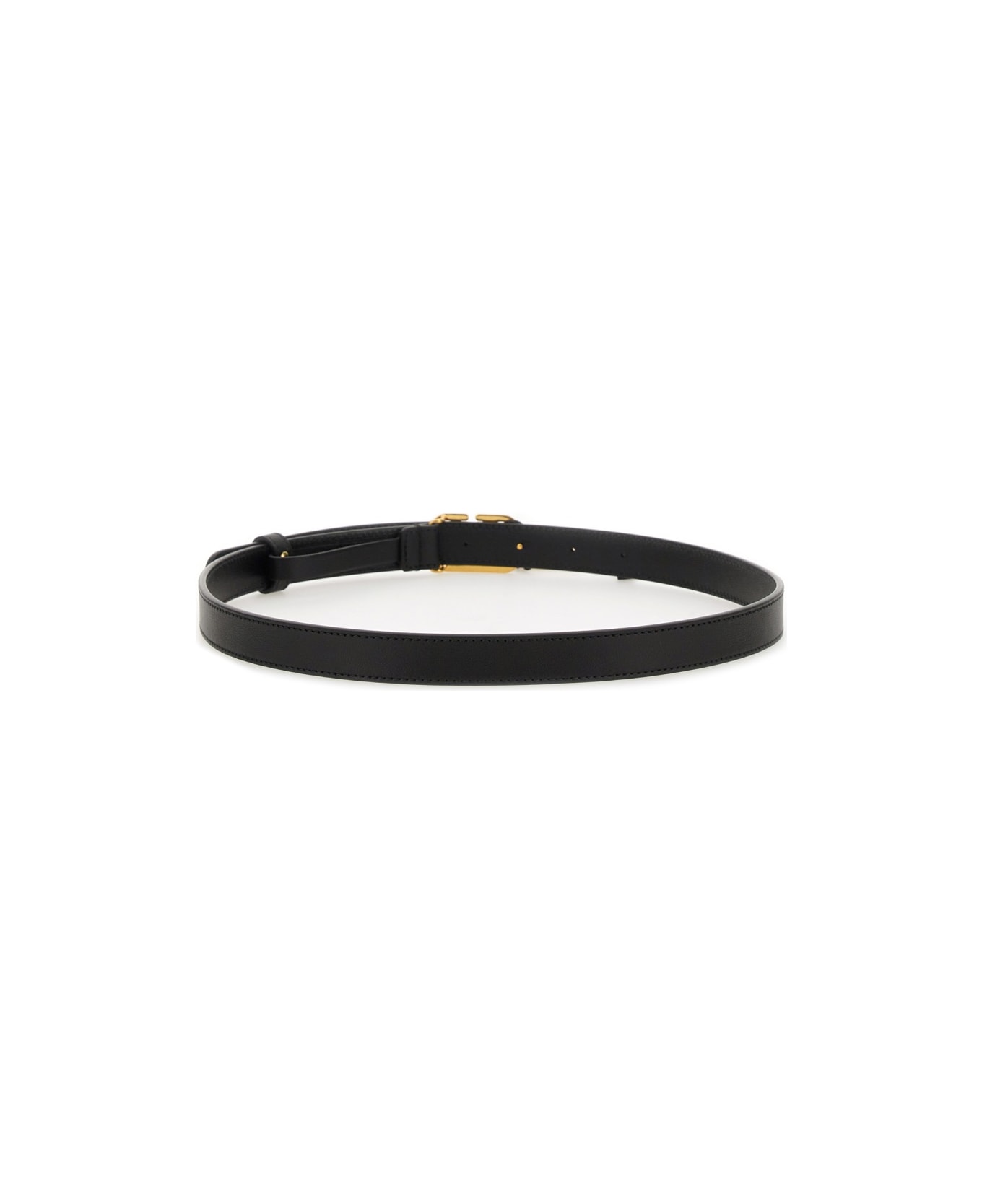 Valentino Garavani "vlogo Signature" Belt - BLACK