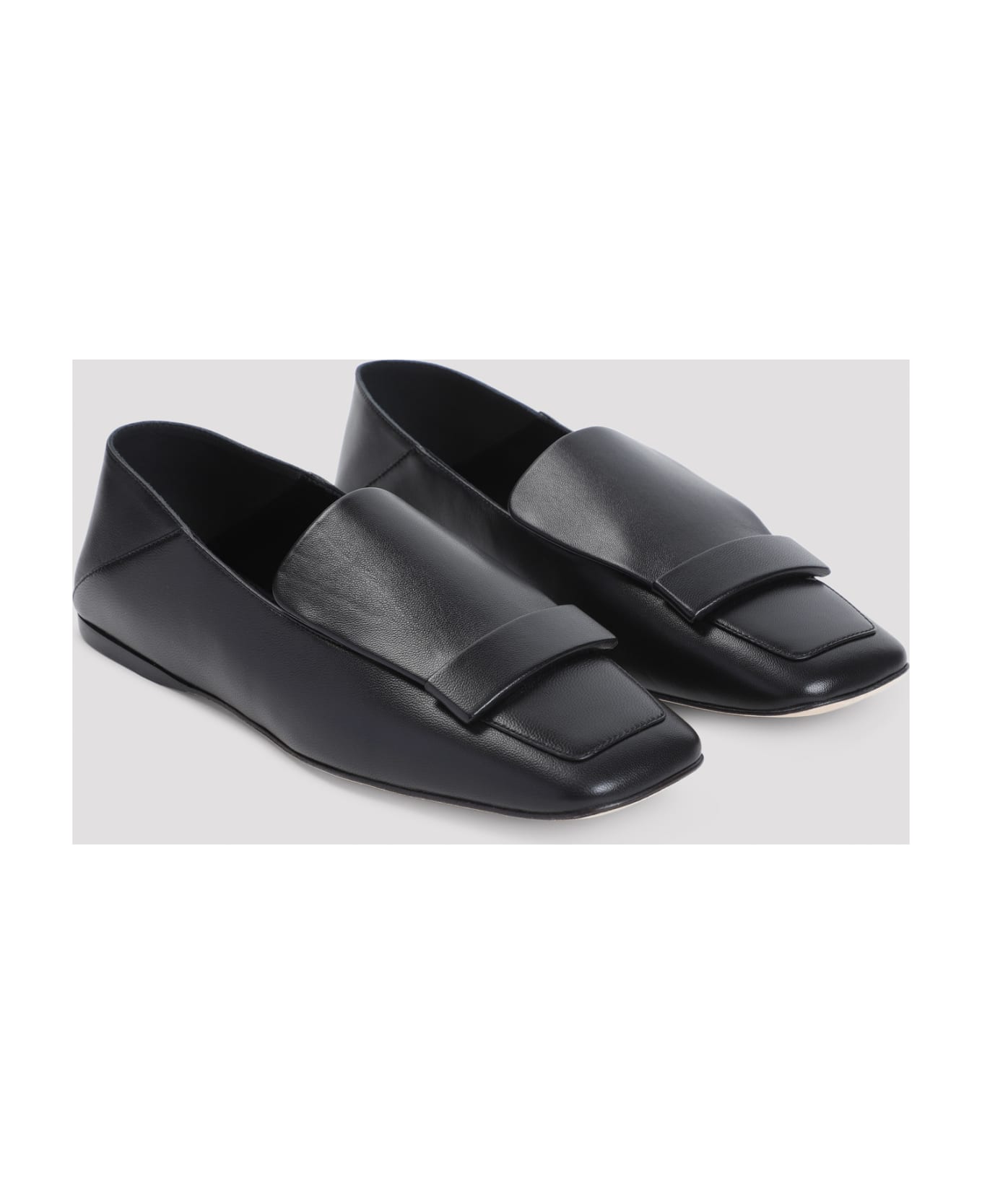 Sergio Rossi Flat Mocassin - Nero