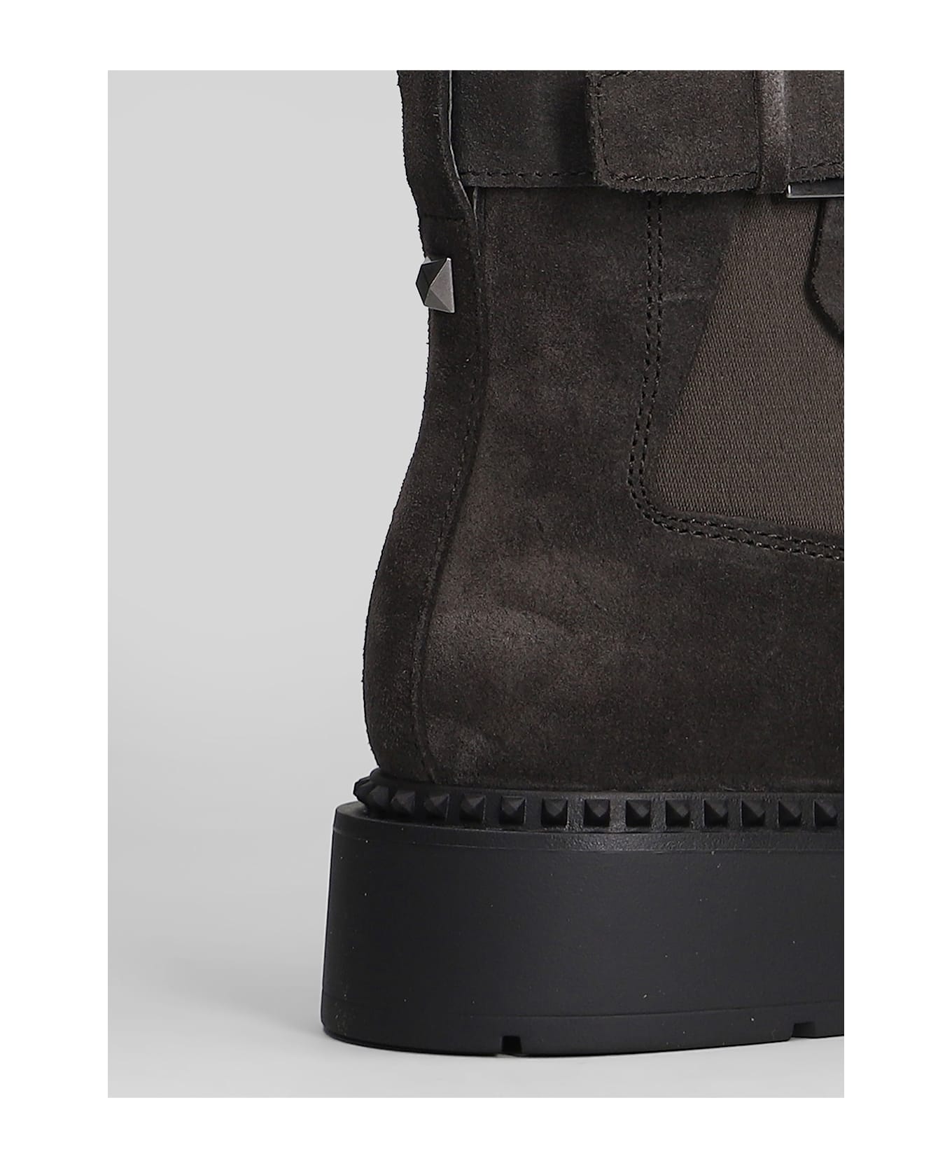 Ash Margot High Heels Ankle Boots In Brown Suede - brown