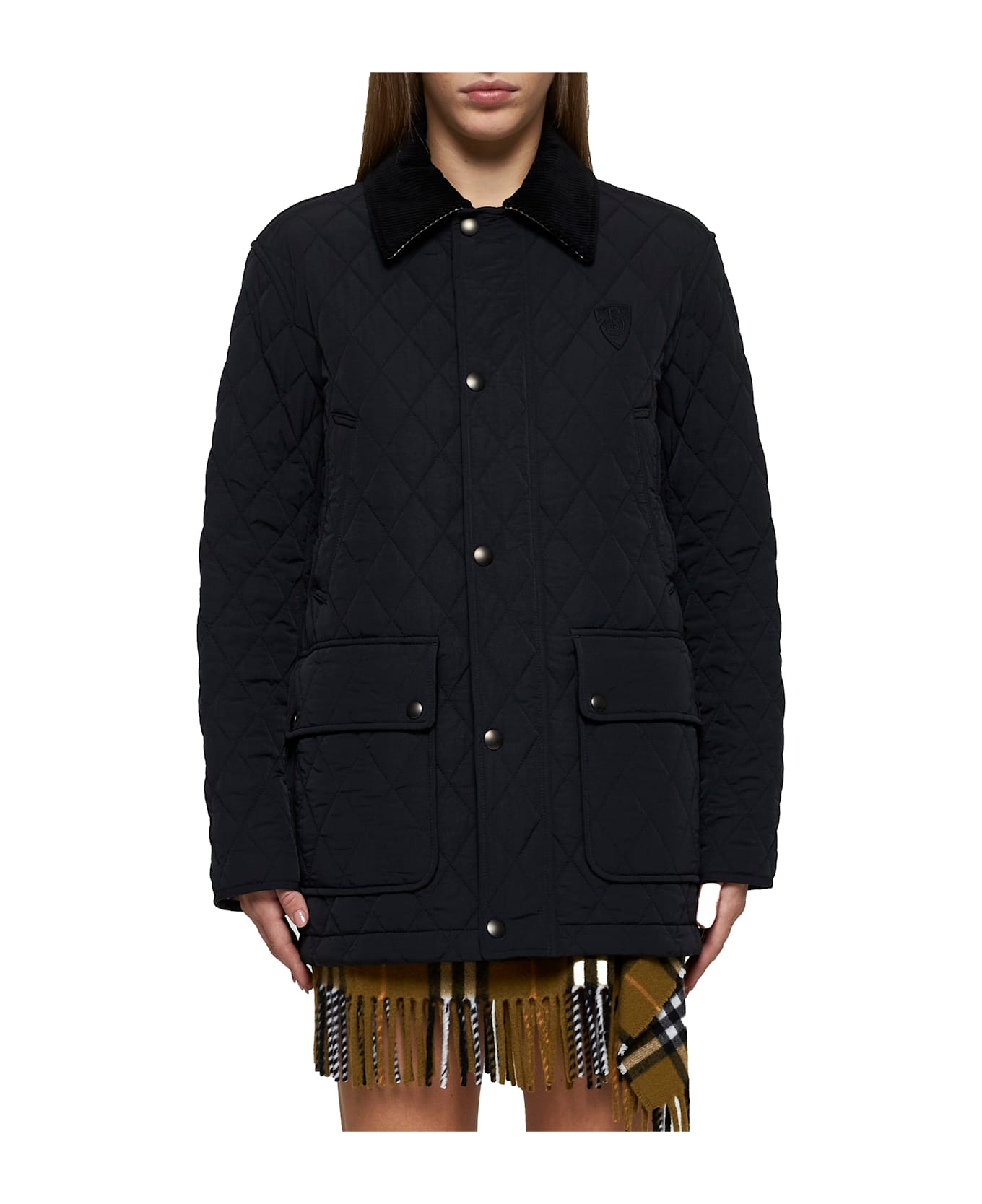 Burberry Jacket - Black/sand ip check