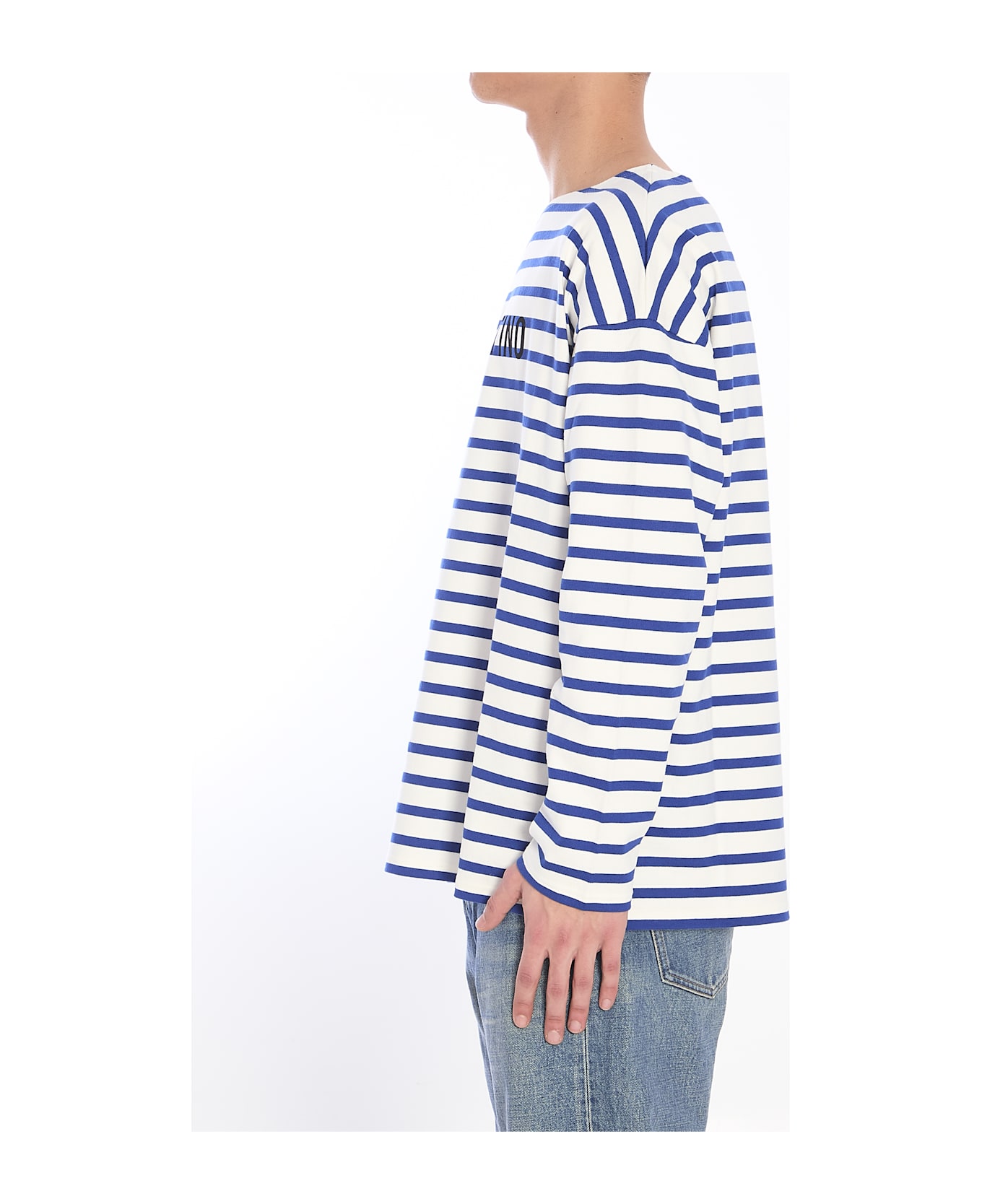 Valentino Garavani Striped Chez Valentino T-shirt - Red
