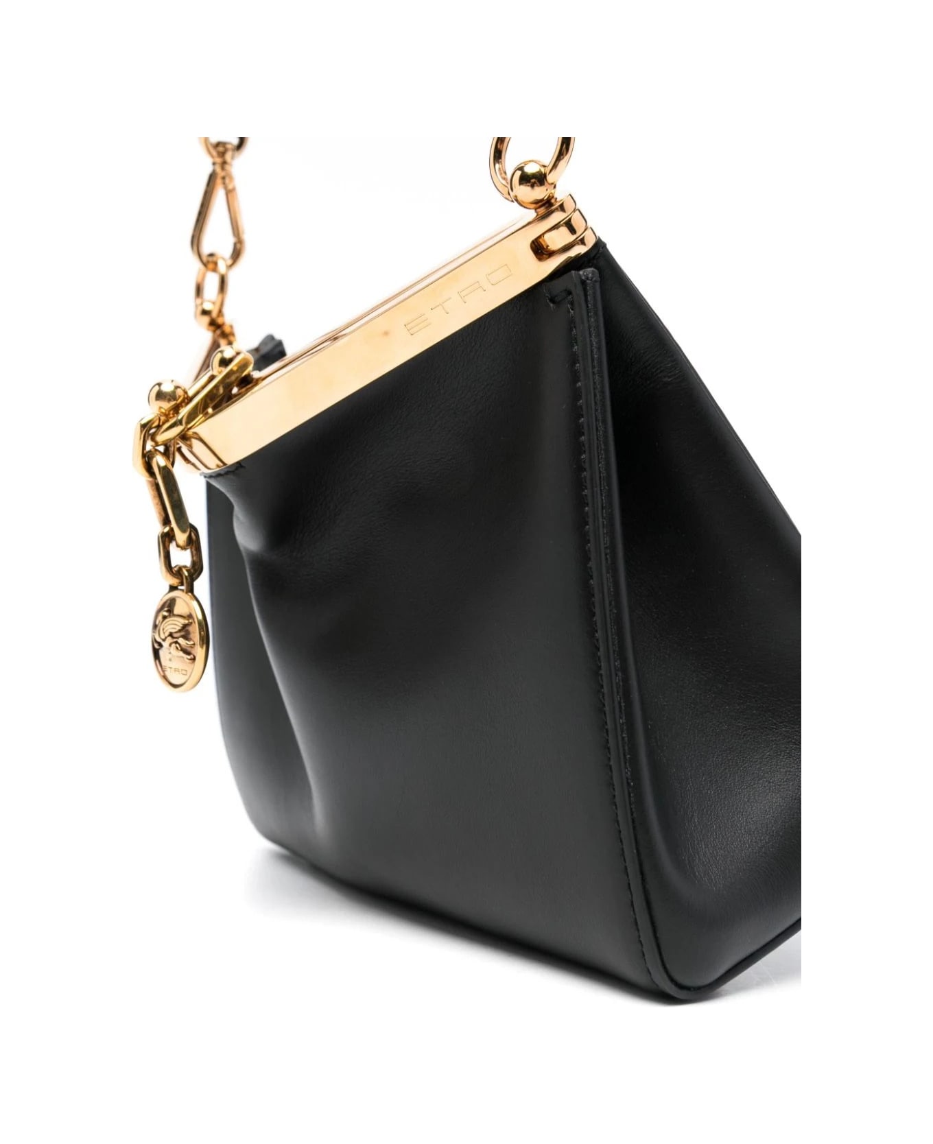 Etro Black Leather Bag - Black