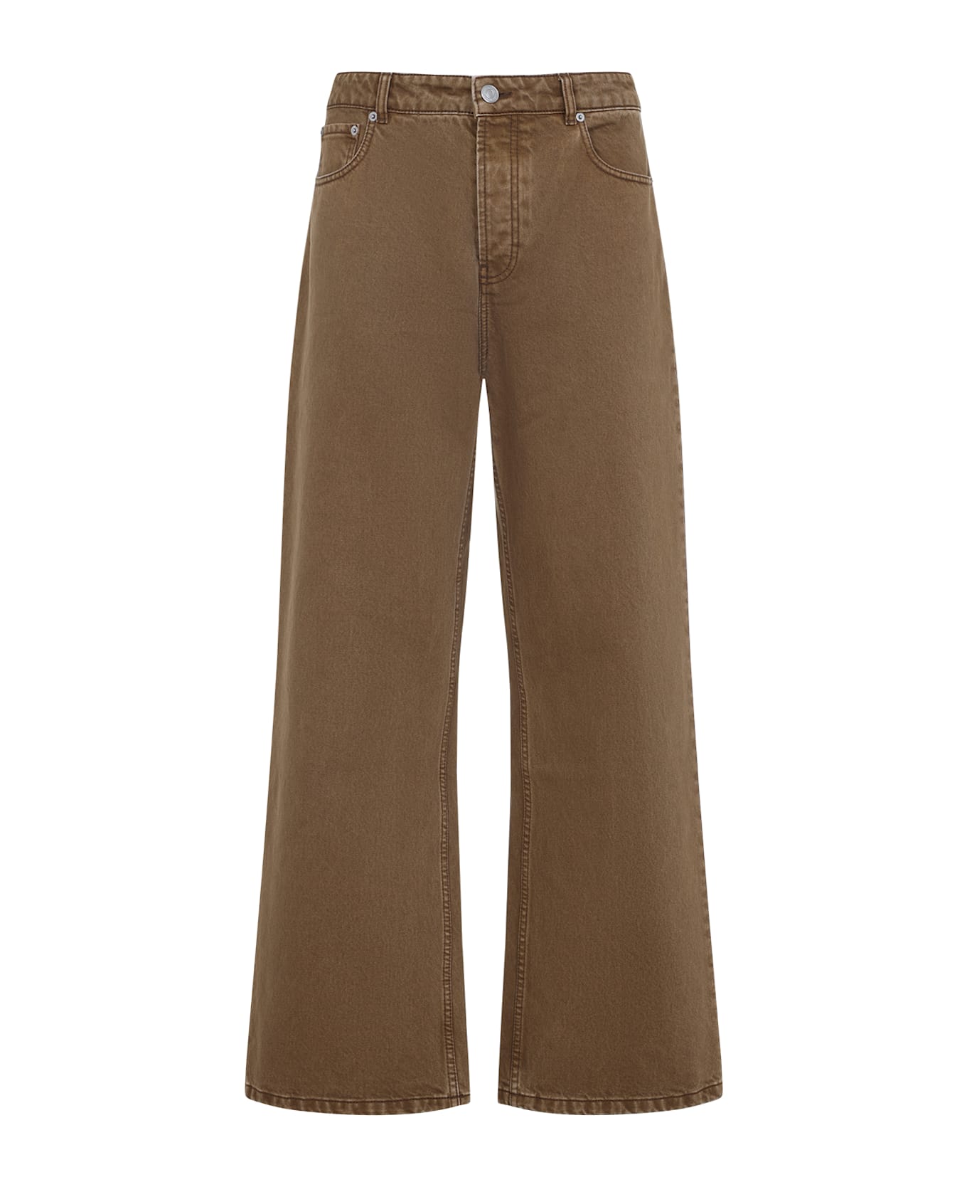 Ami Alexandre Mattiussi Large Fit Jeans - Hazelnut