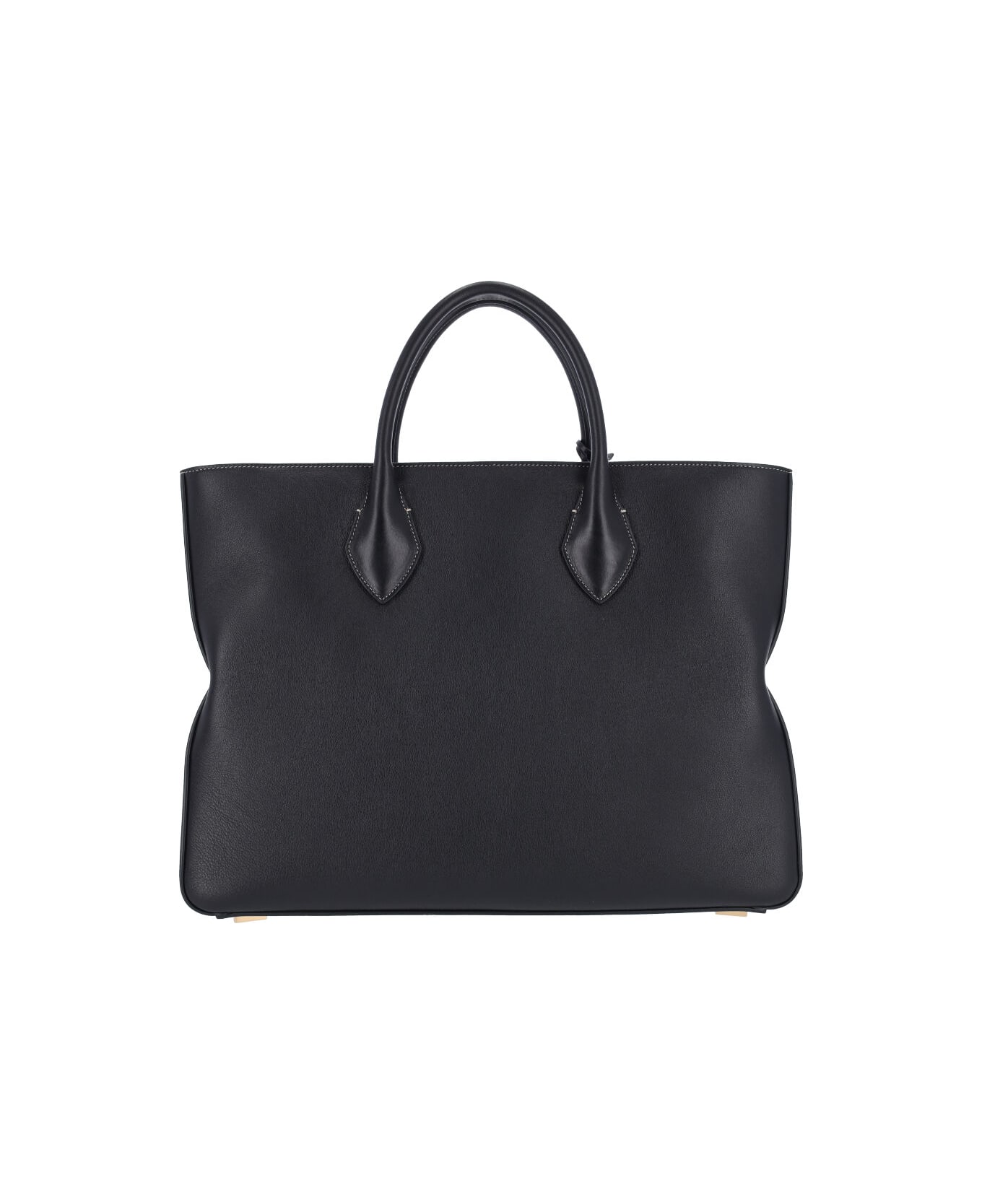 Ferragamo Large Logo Tote Bag - Black  
