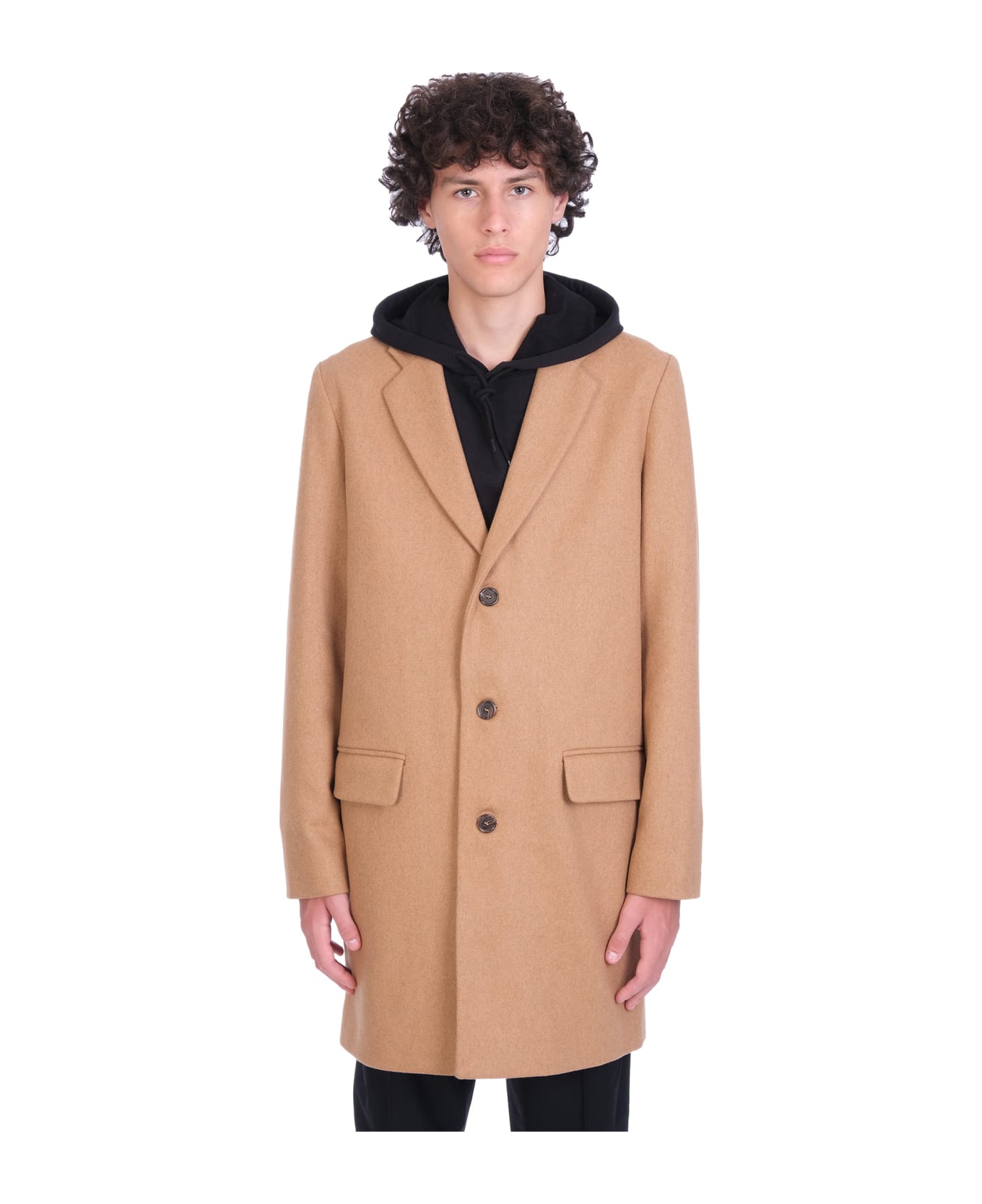 A.P.C. Visconti Coat In Beige Wool - beige