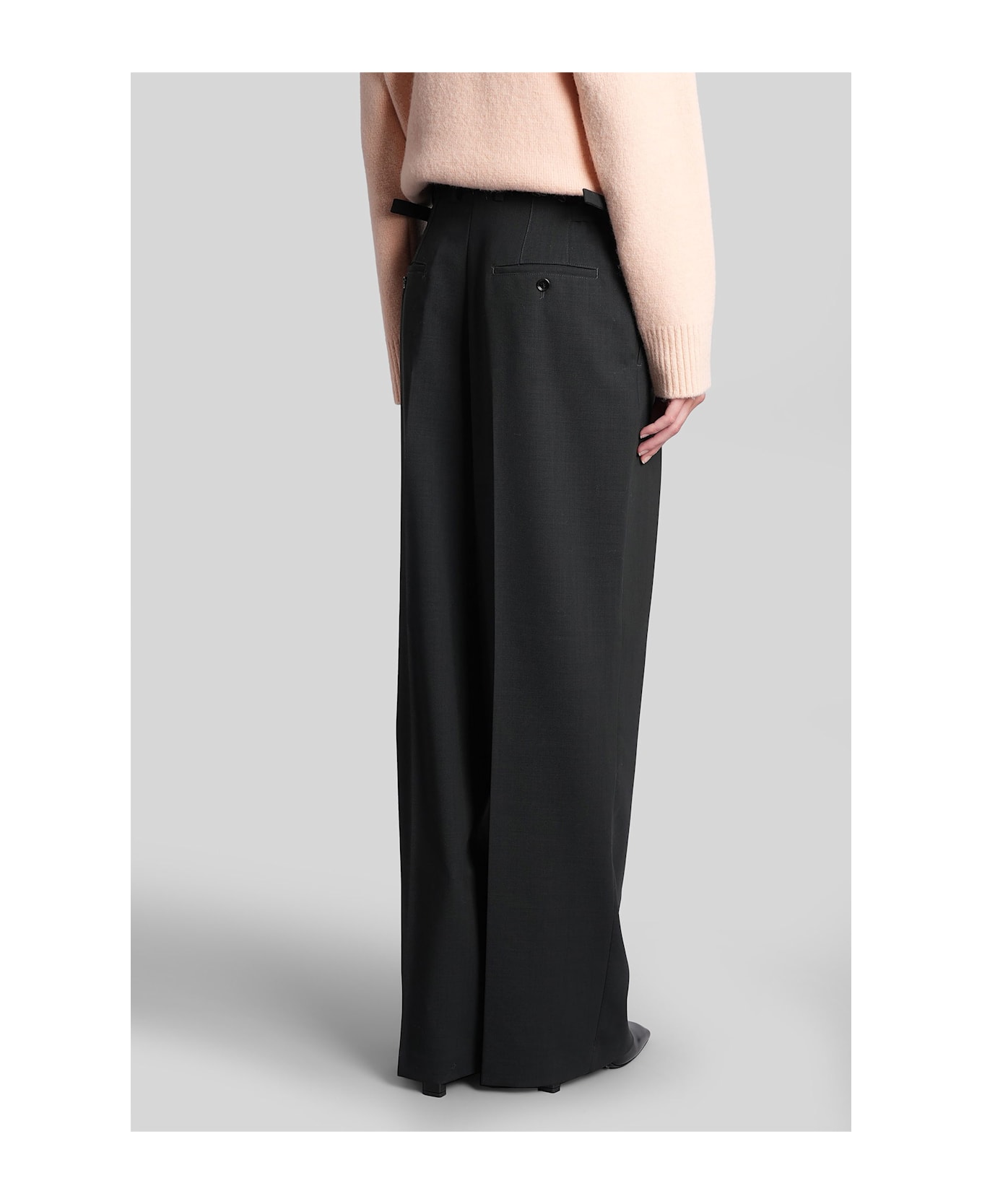 Ami Alexandre Mattiussi Pants In Grey Wool - grey