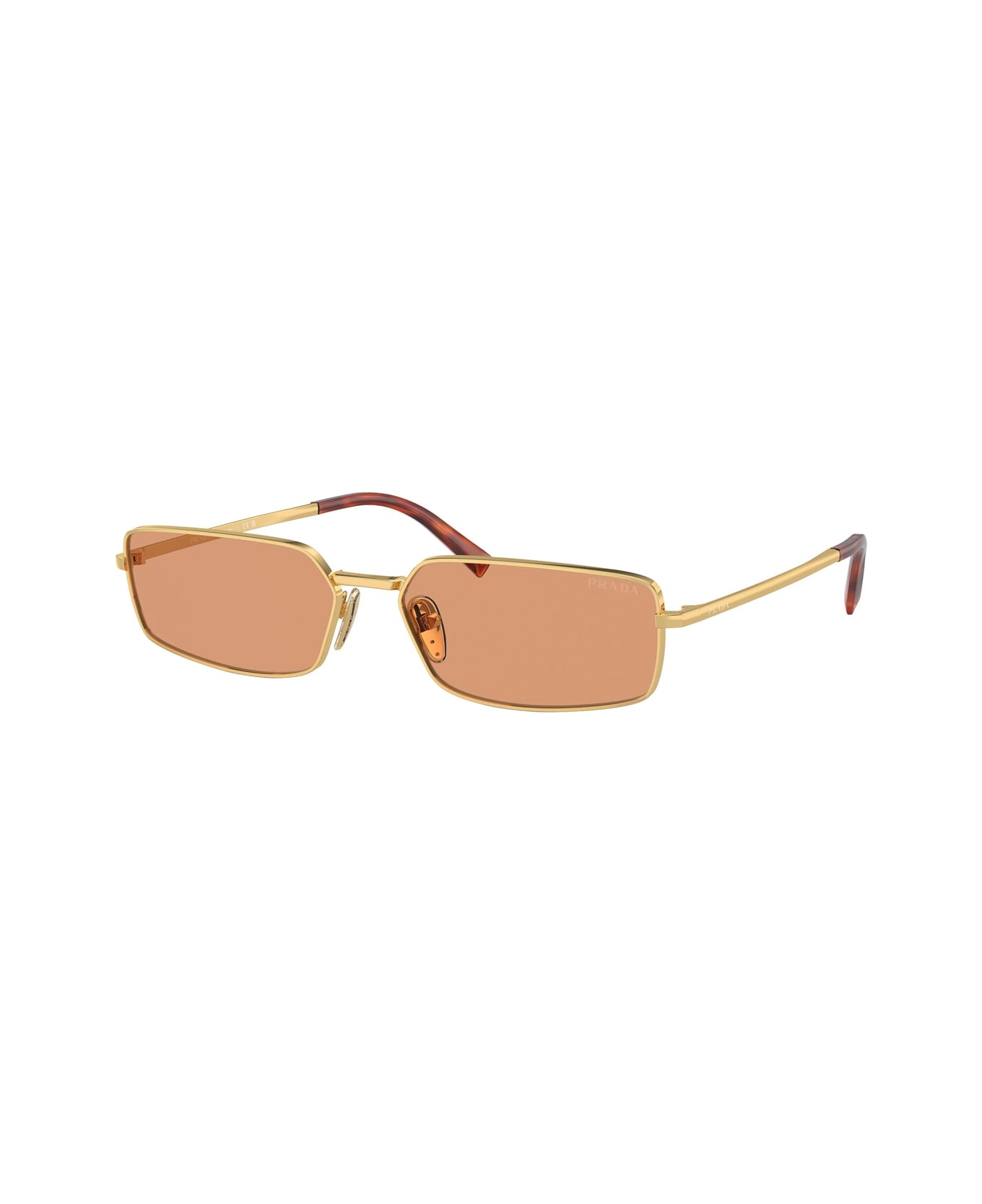 Prada Eyewear Prada Pra60s Prada Signature 5ak07v Oro Sunglasses - Oro