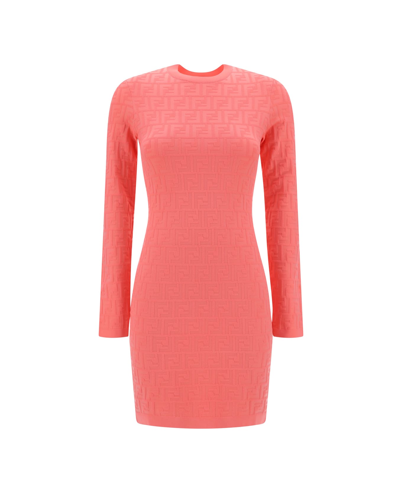 Fendi Fitted Crew-neck Dress - Kissed