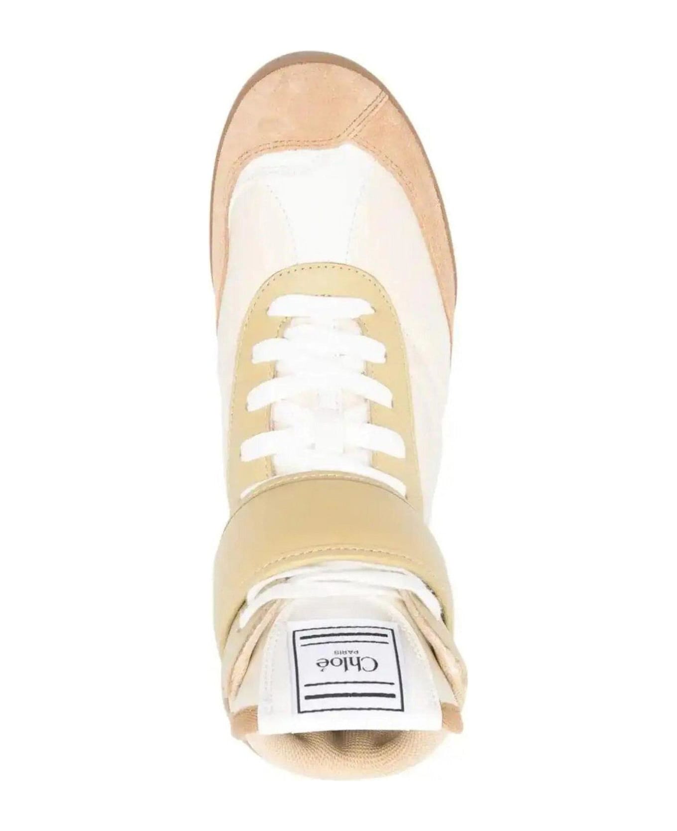 Chloé Kick High-top Sneakers - Beige