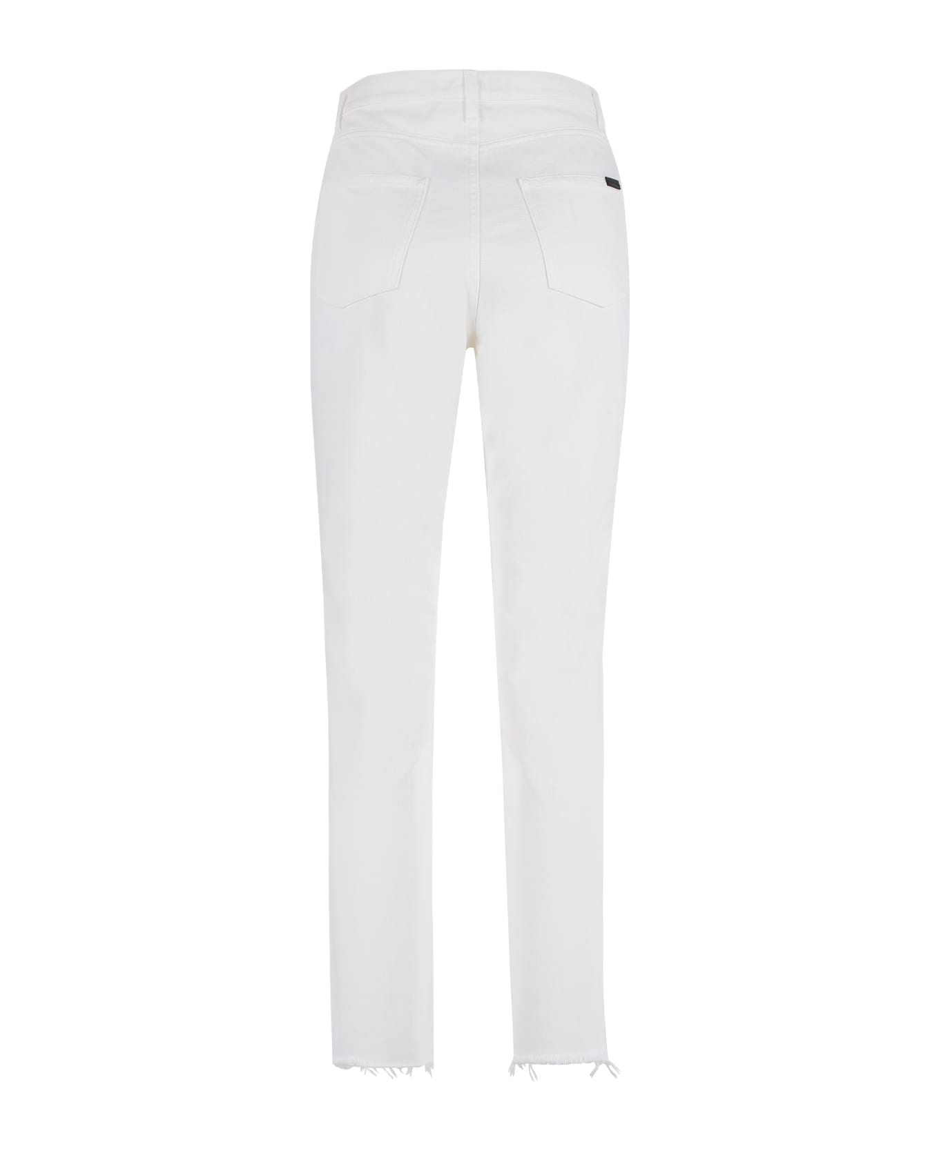 Saint Laurent High-rise Skinny Jeans - White