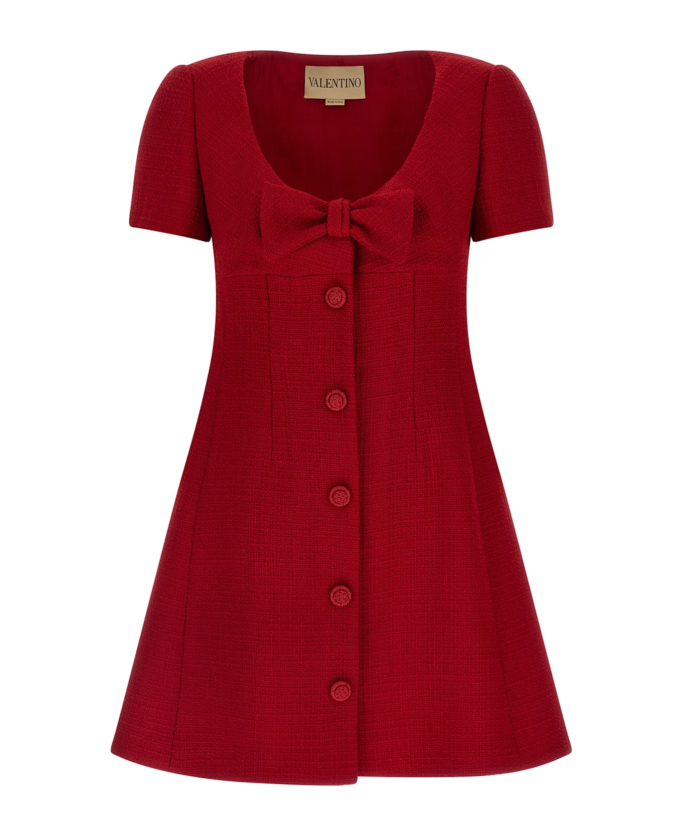 Valentino Garavani Bow Dress - Red